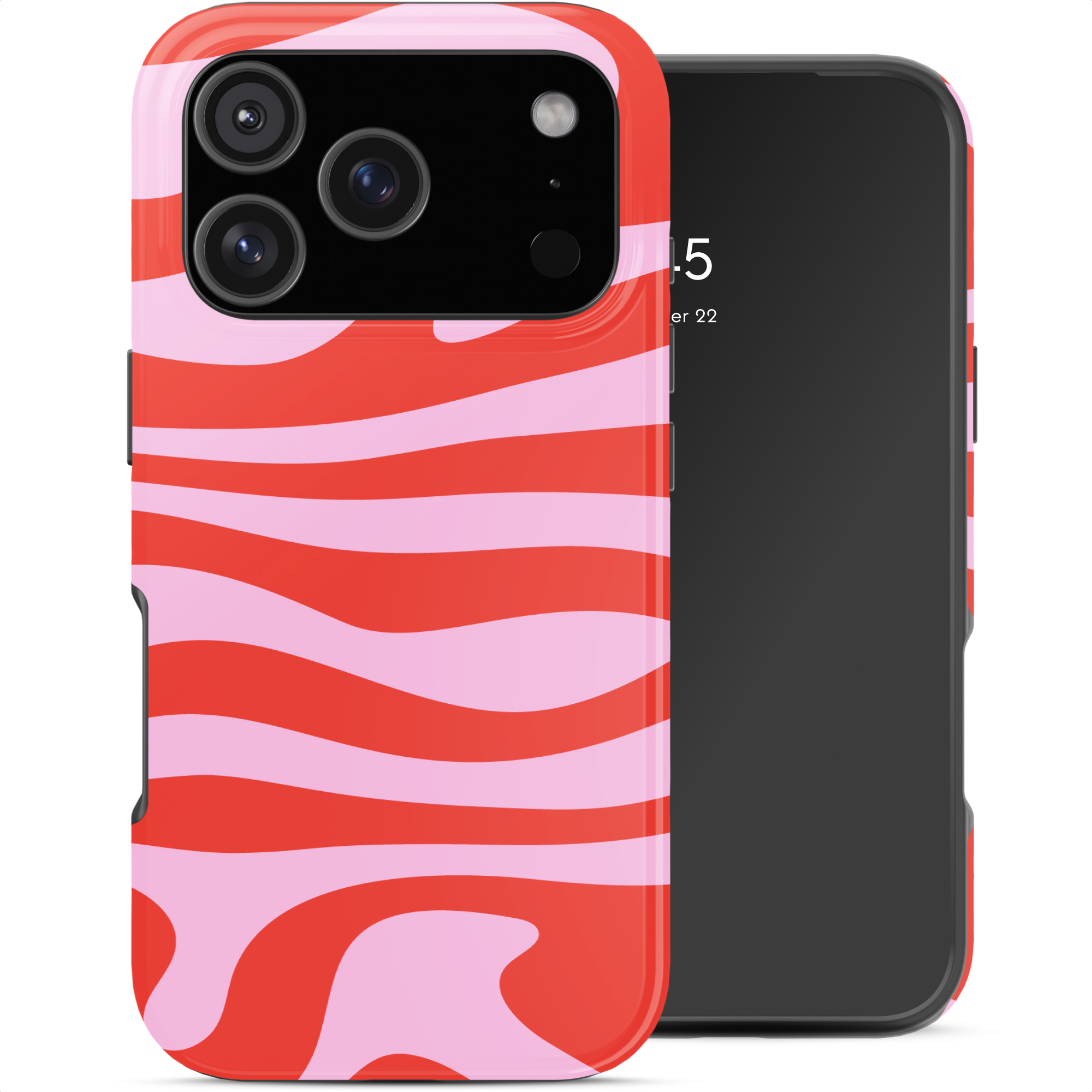 Selencia Vivid Back Cover für das Apple iPhone 17 Pro Max - Dream Swirl Pink