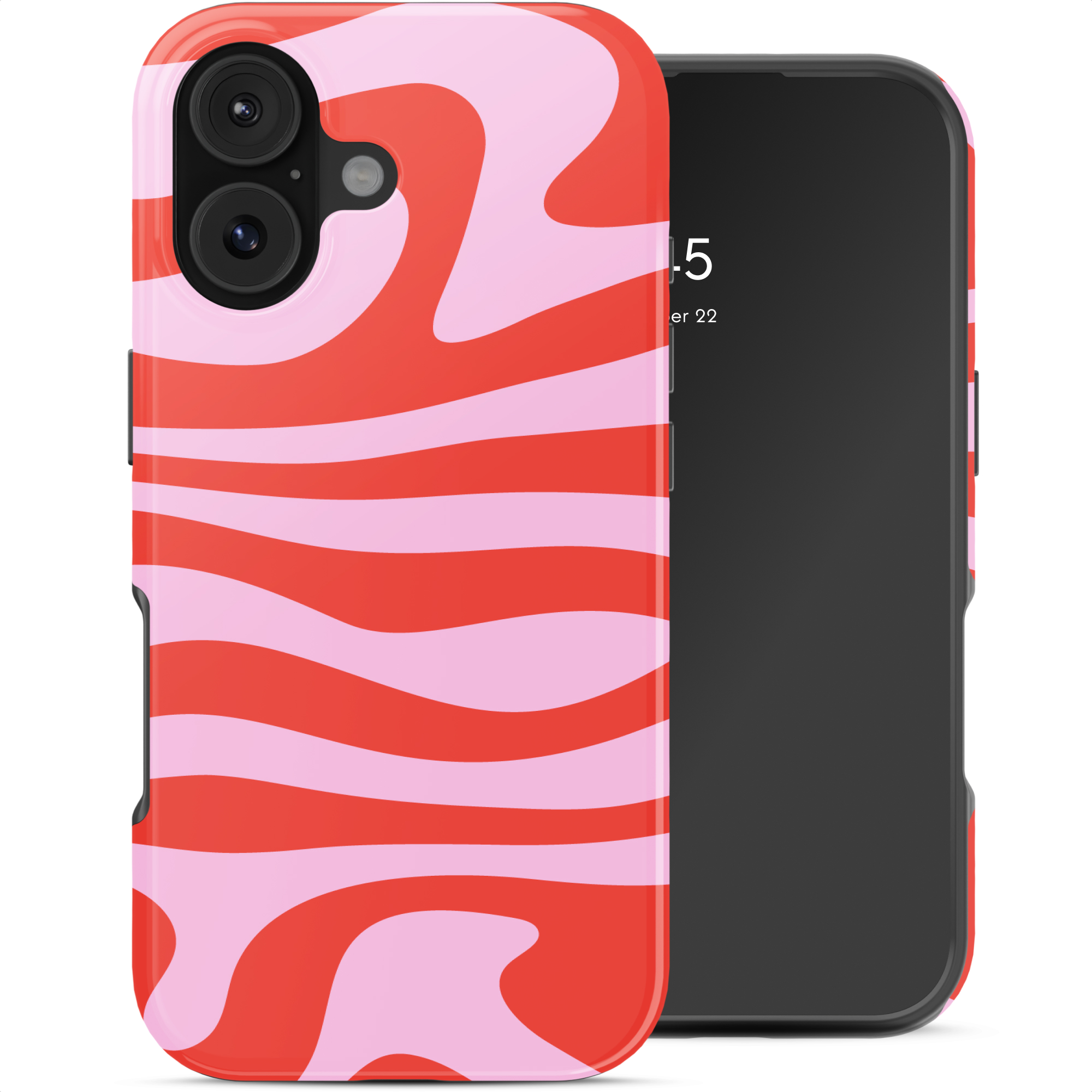 Selencia Vivid Back Cover für das Apple iPhone 17 - Dream Swirl Pink
