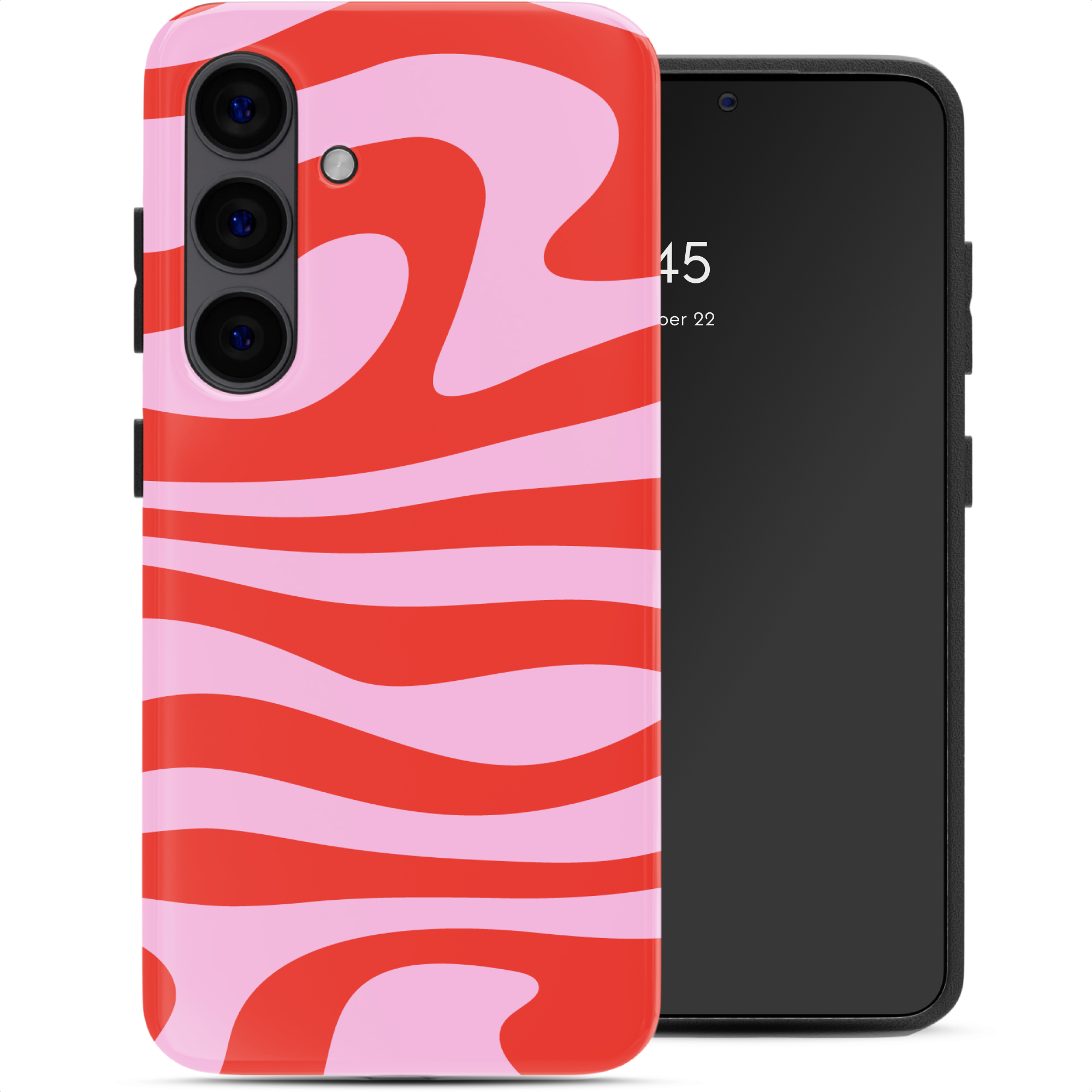Selencia Vivid Rückabdeckung mit MagSafe für das Samsung Galaxy S24 - Dream Swirl Pink
