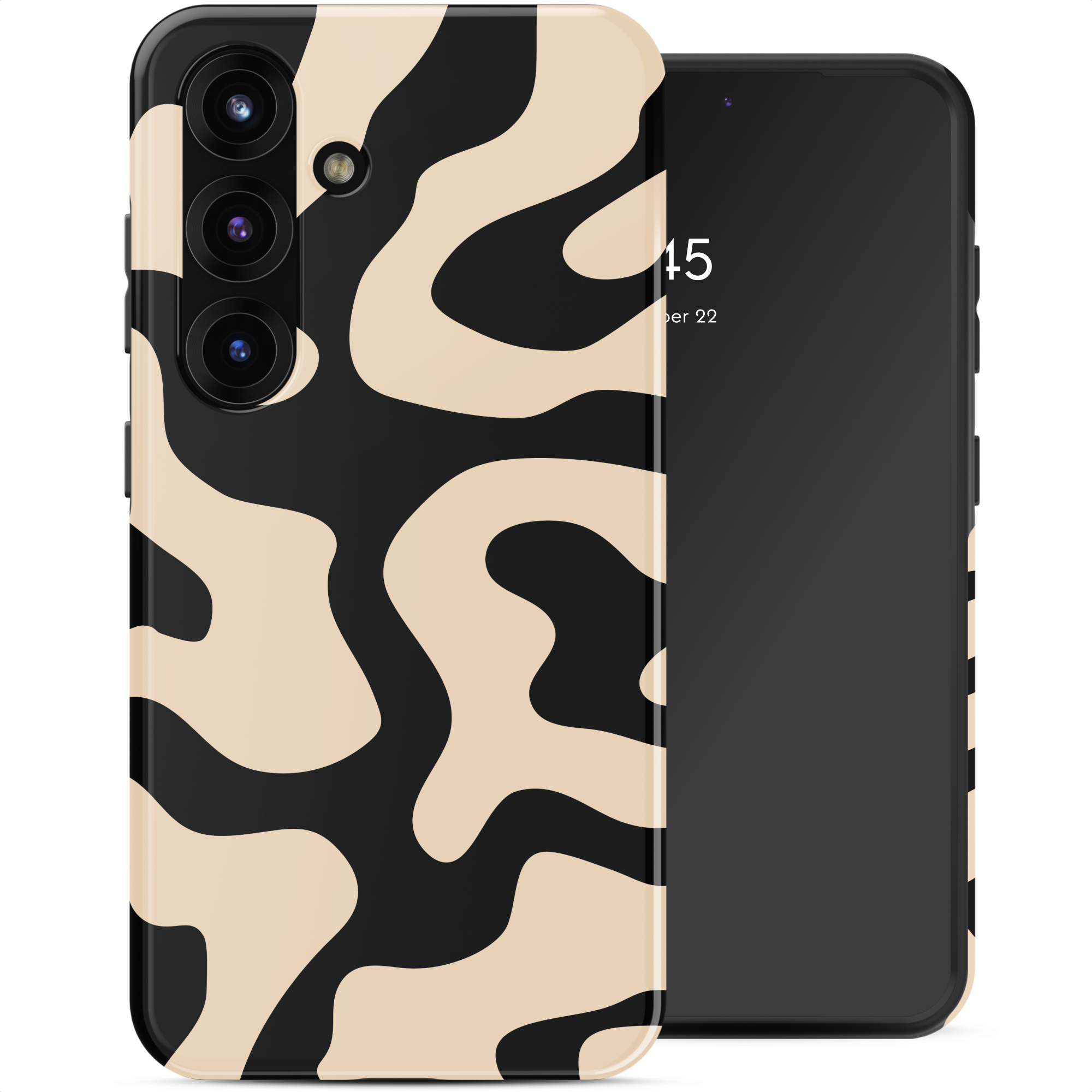 Selencia Vivid Rückabdeckung mit MagSafe für das Samsung Galaxy S25 - Art Wave Black