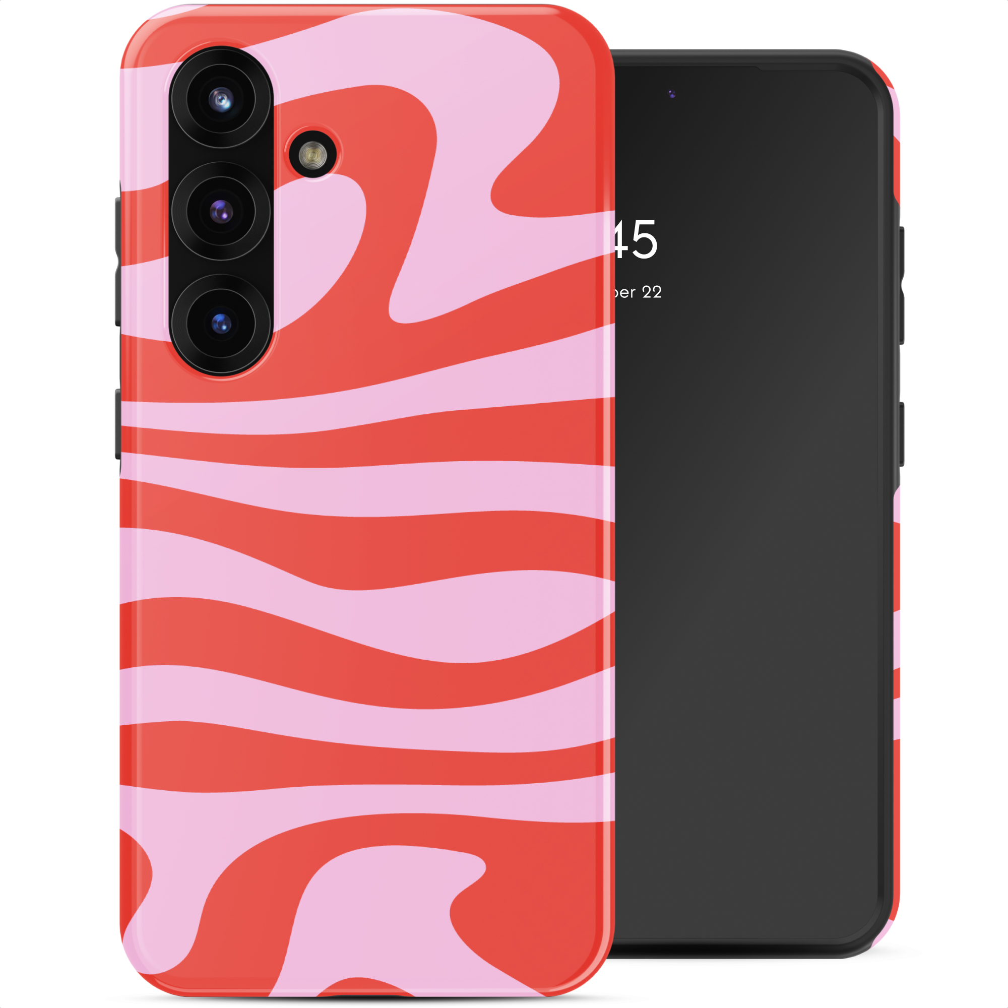 Selencia Vivid Rückabdeckung mit MagSafe für das Samsung Galaxy S25 - Dream Swirl Pink