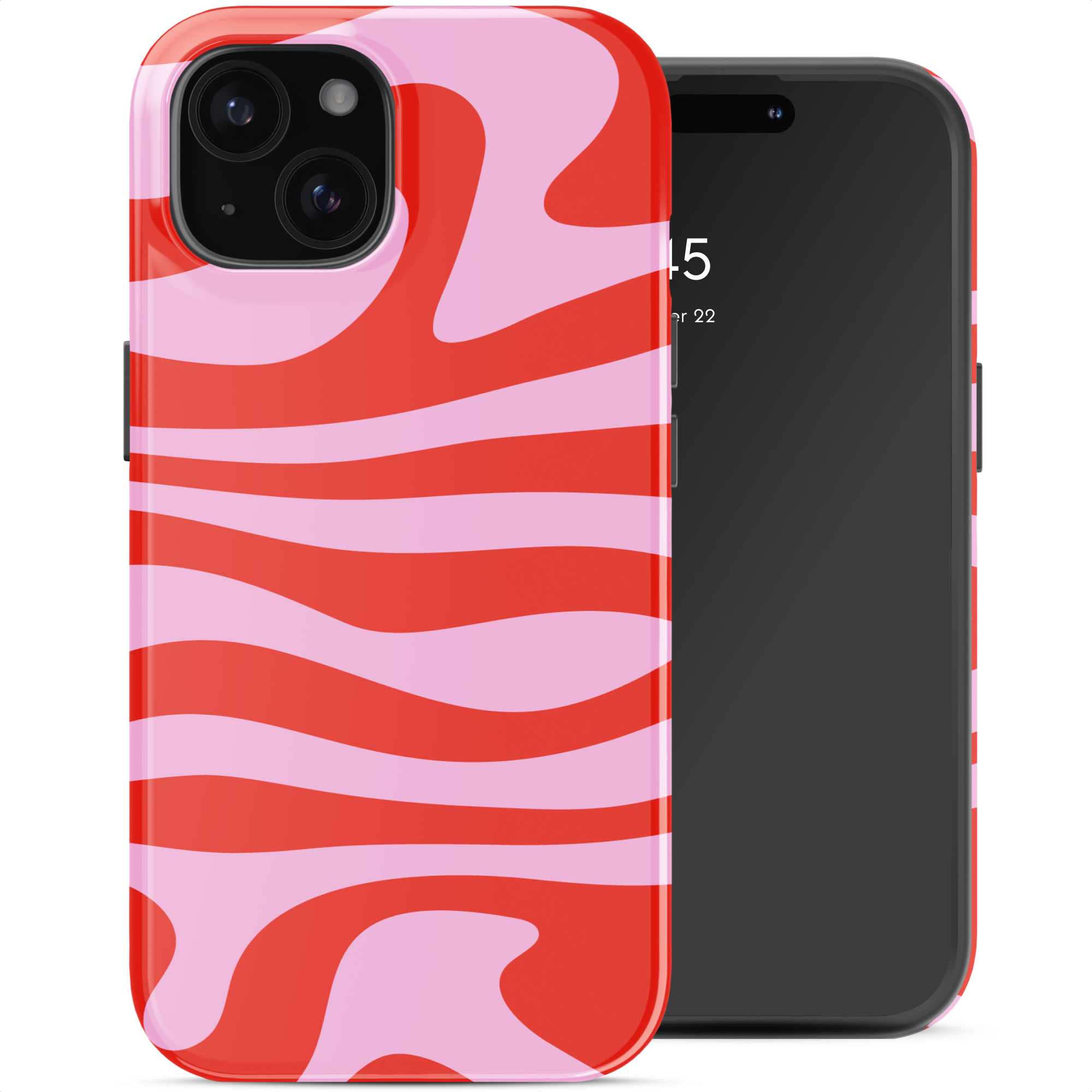 Selencia Vivid Rückabdeckung mit MagSafe für das Apple iPhone 15 - Dream Swirl Pink