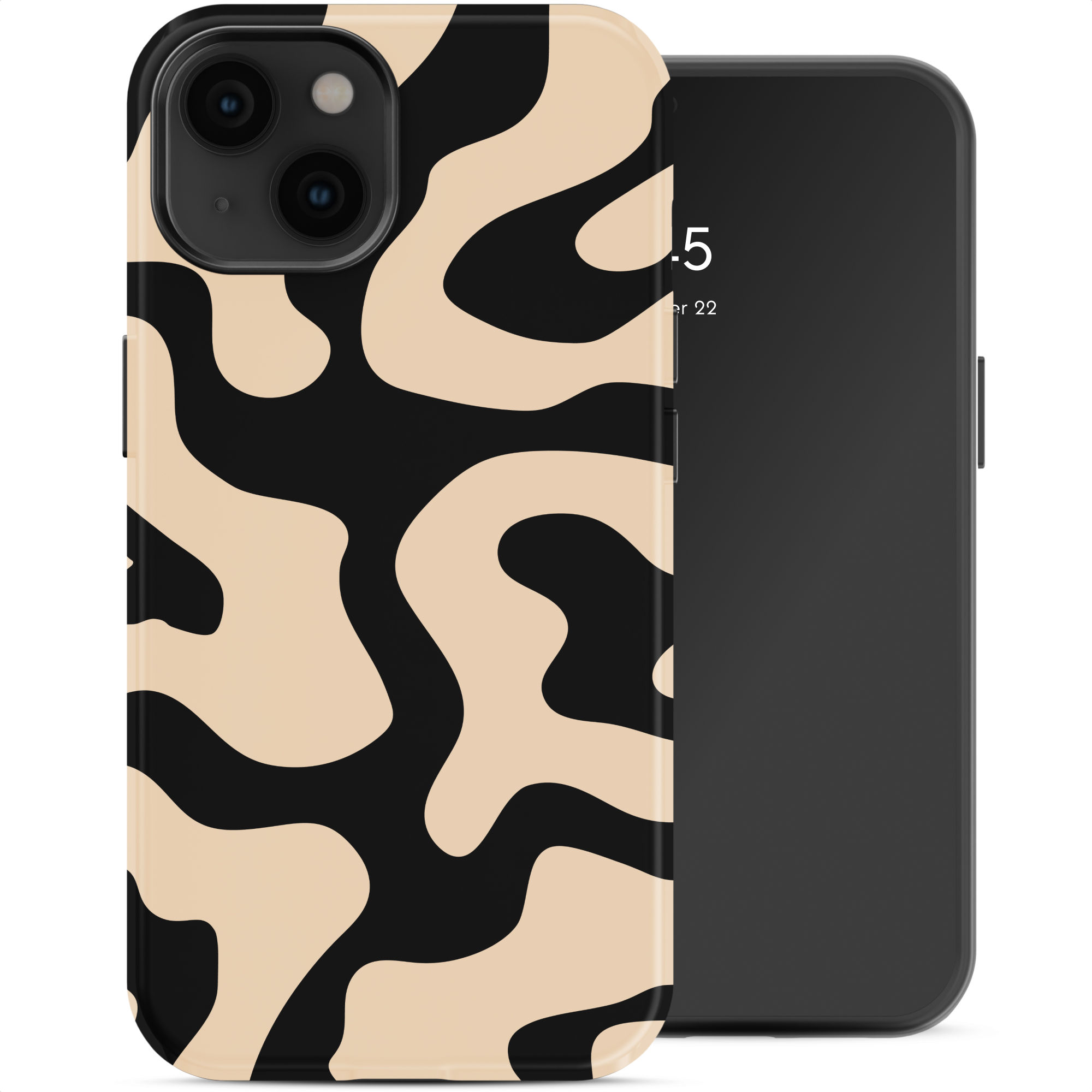 Selencia Vivid Rückabdeckung mit MagSafe für das Apple iPhone 14 - Art Wave Black