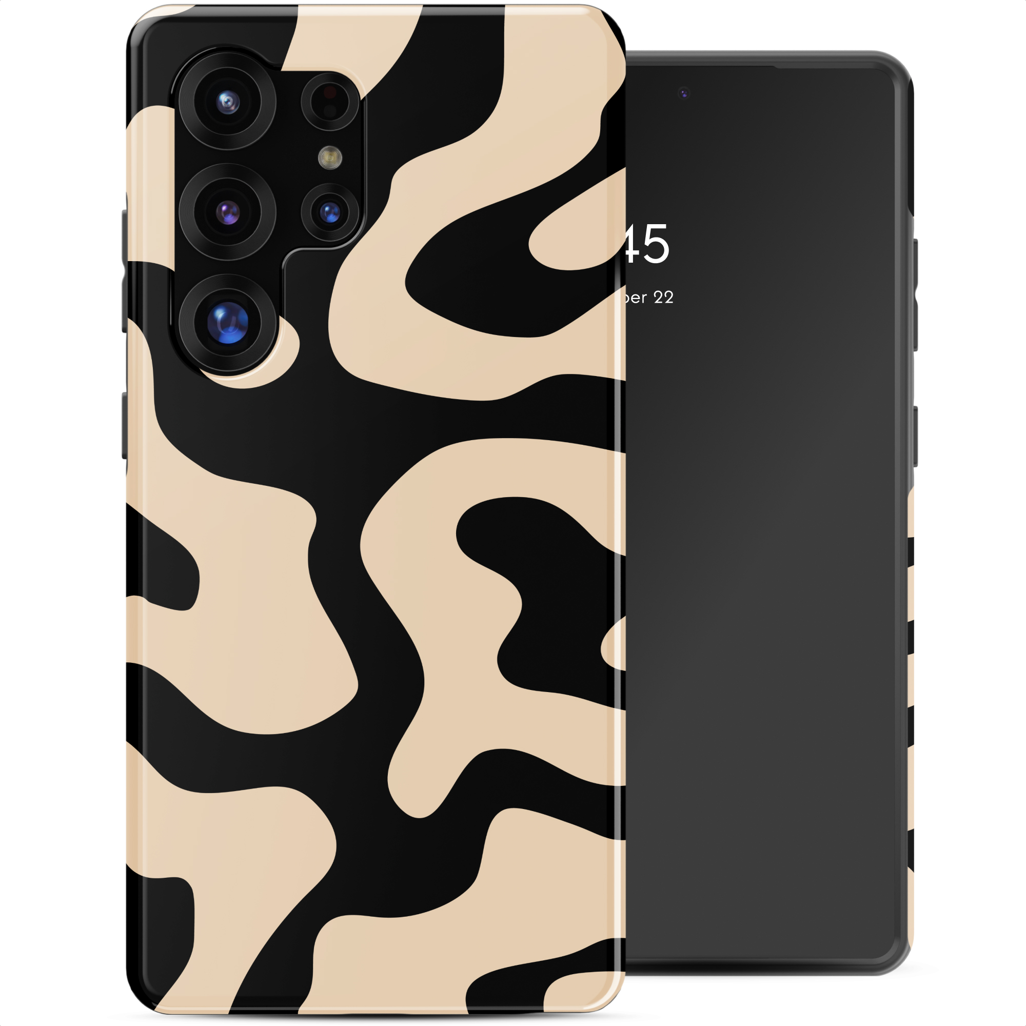 Selencia Vivid Rückabdeckung mit MagSafe für das Samsung Galaxy S25 Ultra - Art Wave Black