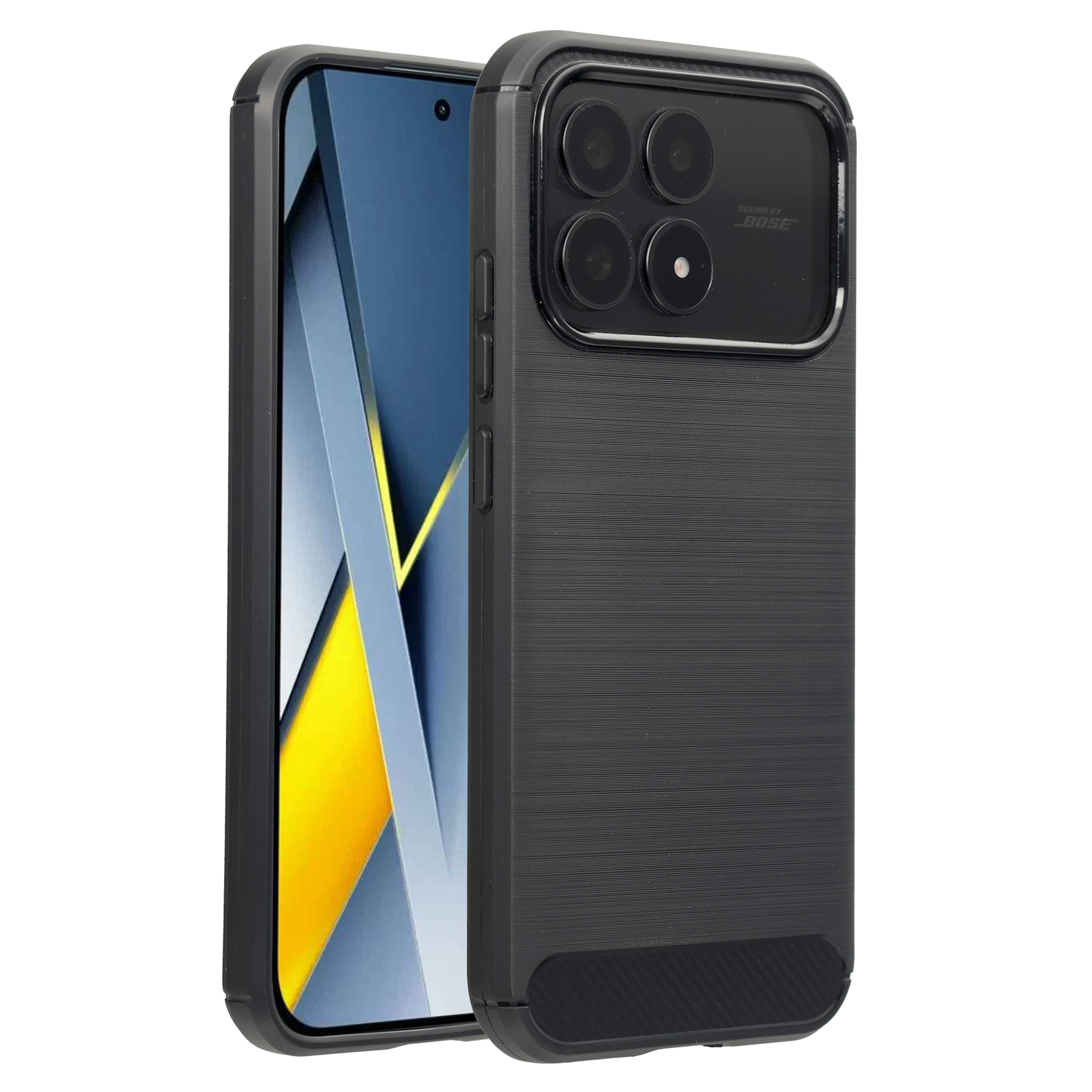 imoshion Brushed Back Cover für das Xiaomi Poco F8 Pro - Schwarz