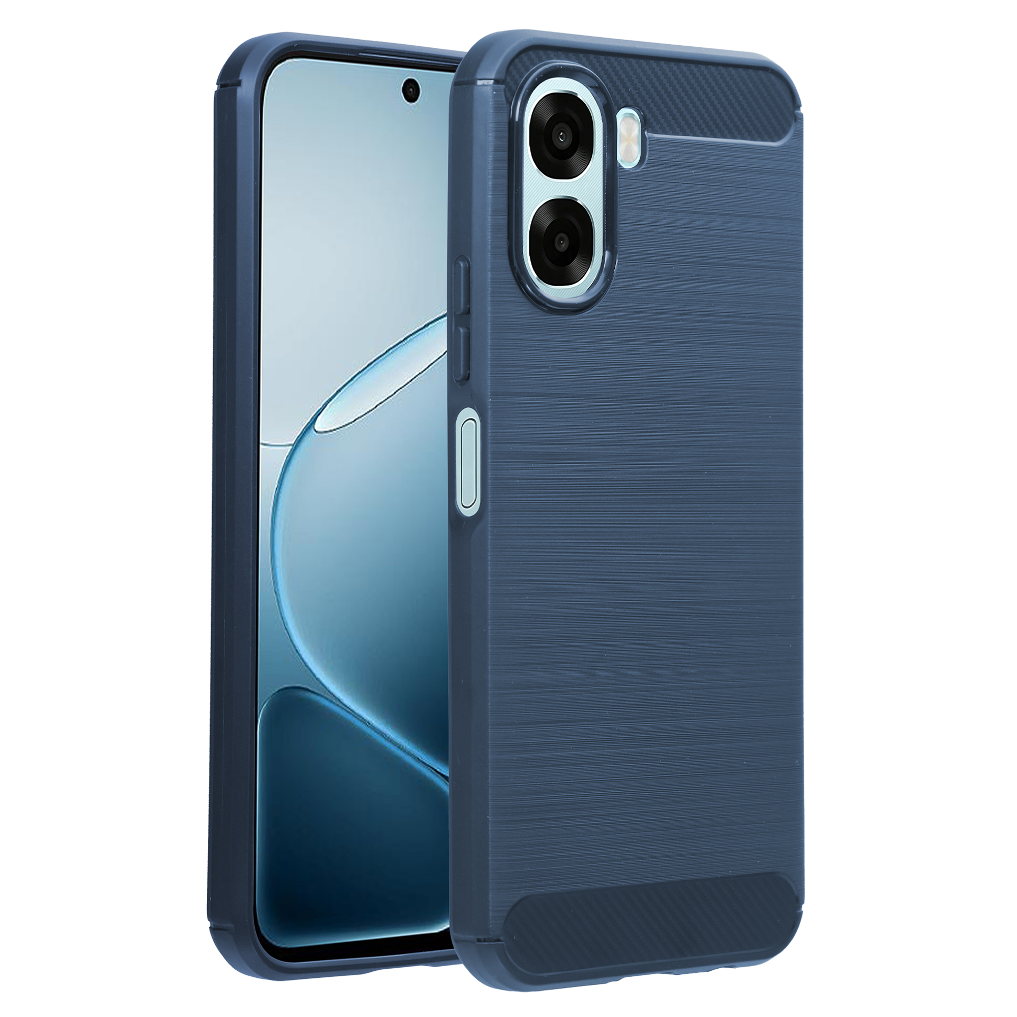 imoshion Brushed Back Cover für das Oppo A6x (4G/5G) - Dunkelblau