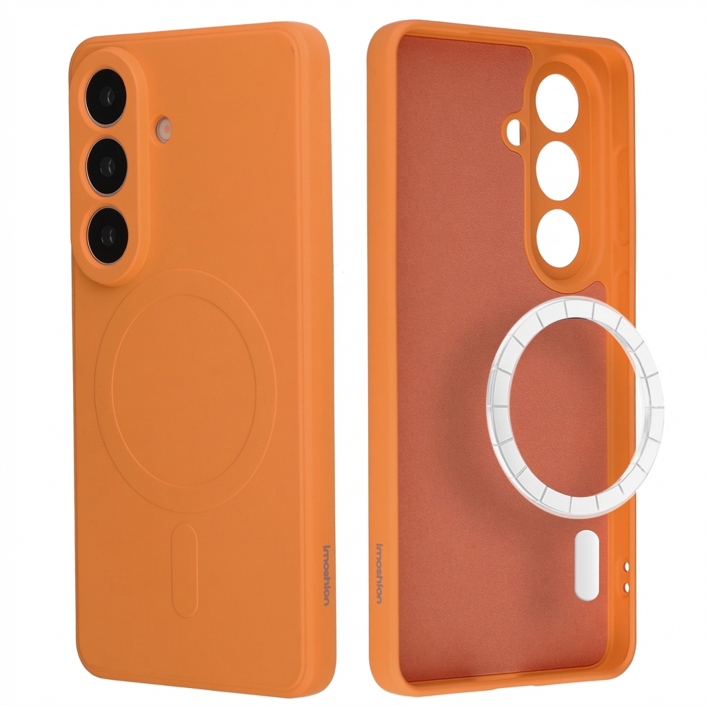 imoshion Color Back Cover mit MagSafe für das Samsung Galaxy S26 - Orange