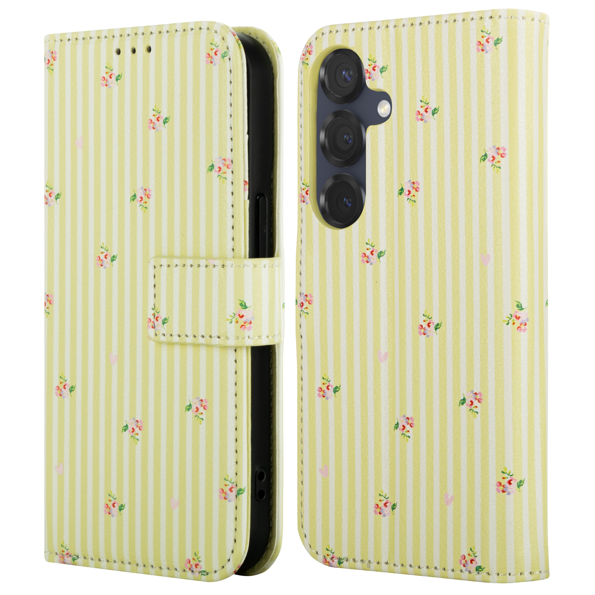 imoshion Design Klapphülle für das Samsung Galaxy S25 - Garden Stripes