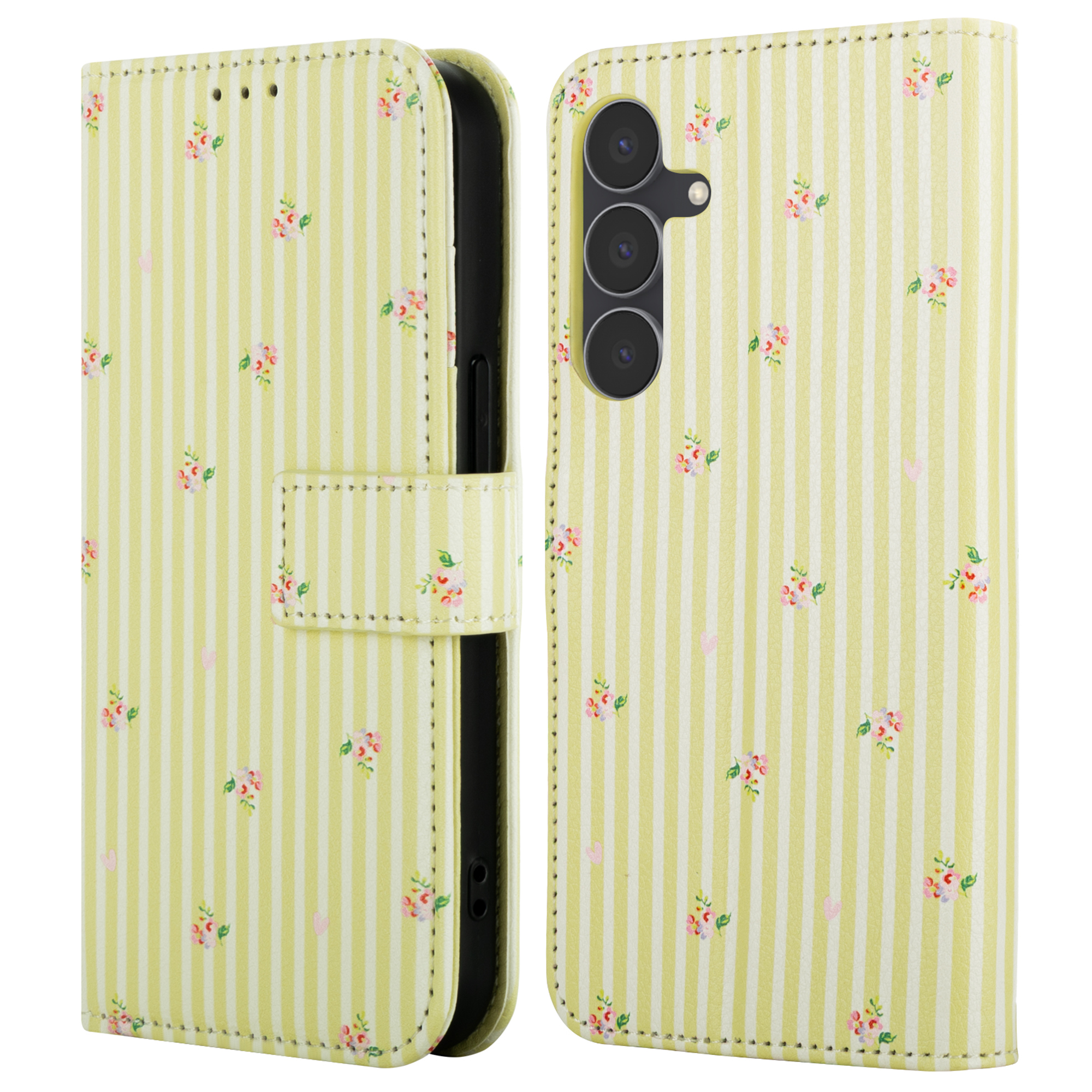 imoshion Design Klapphülle für das Samsung Galaxy S25 FE - Garden Stripes