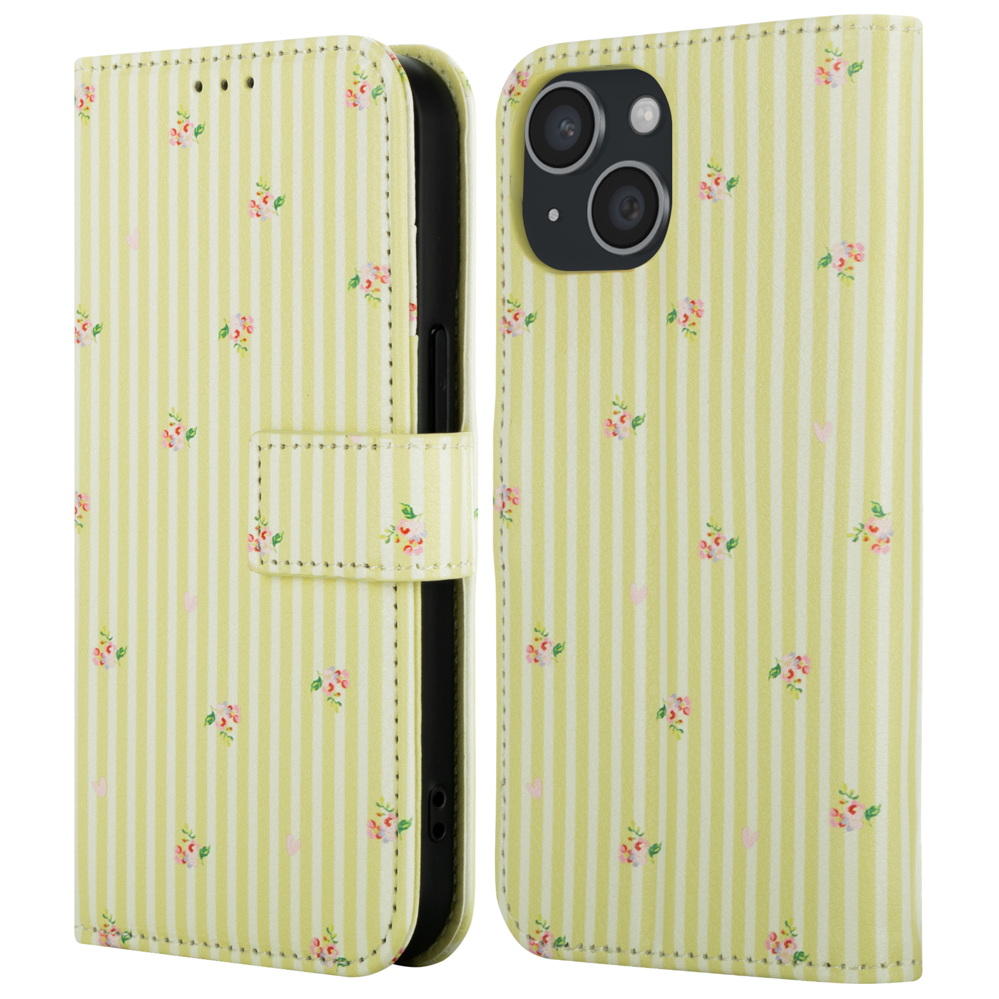 imoshion Design Klapphülle für das Apple iPhone 13 - Garden Stripes