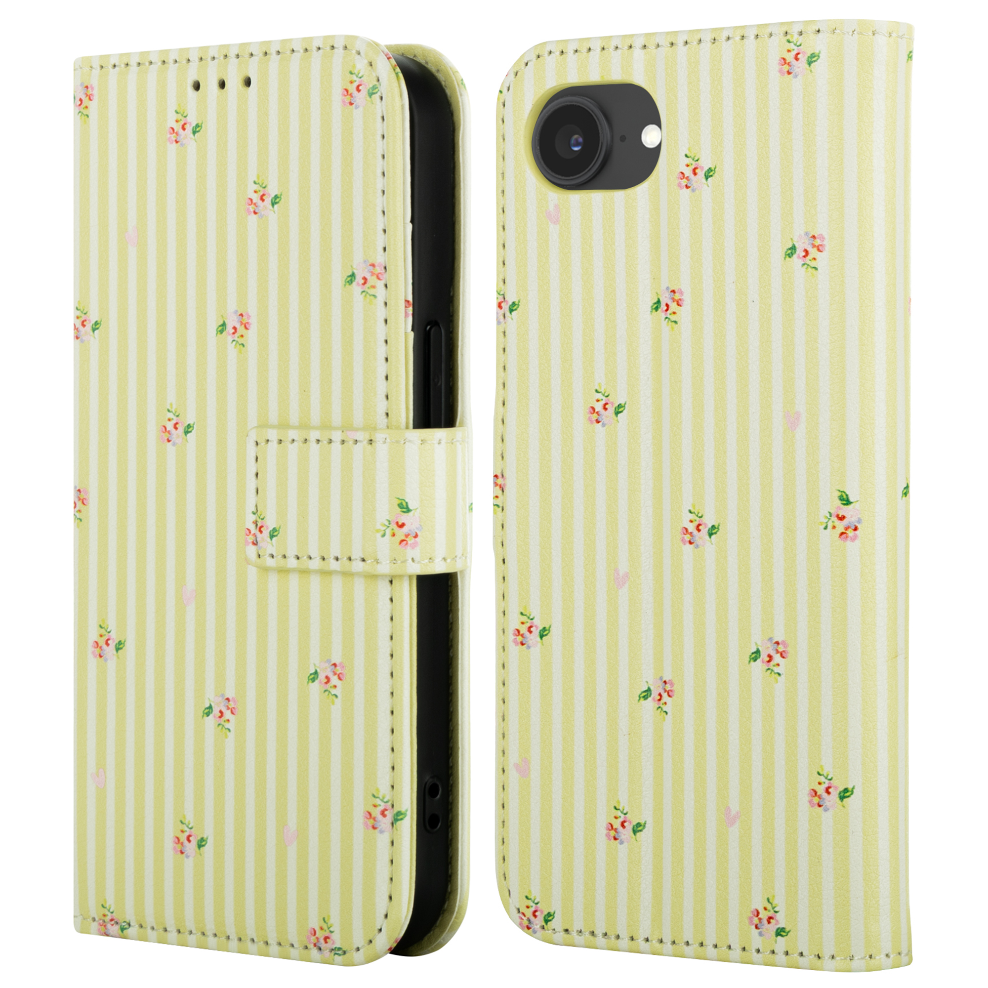 imoshion Design Klapphülle für das Apple iPhone 17e / 16e - Garden Stripes