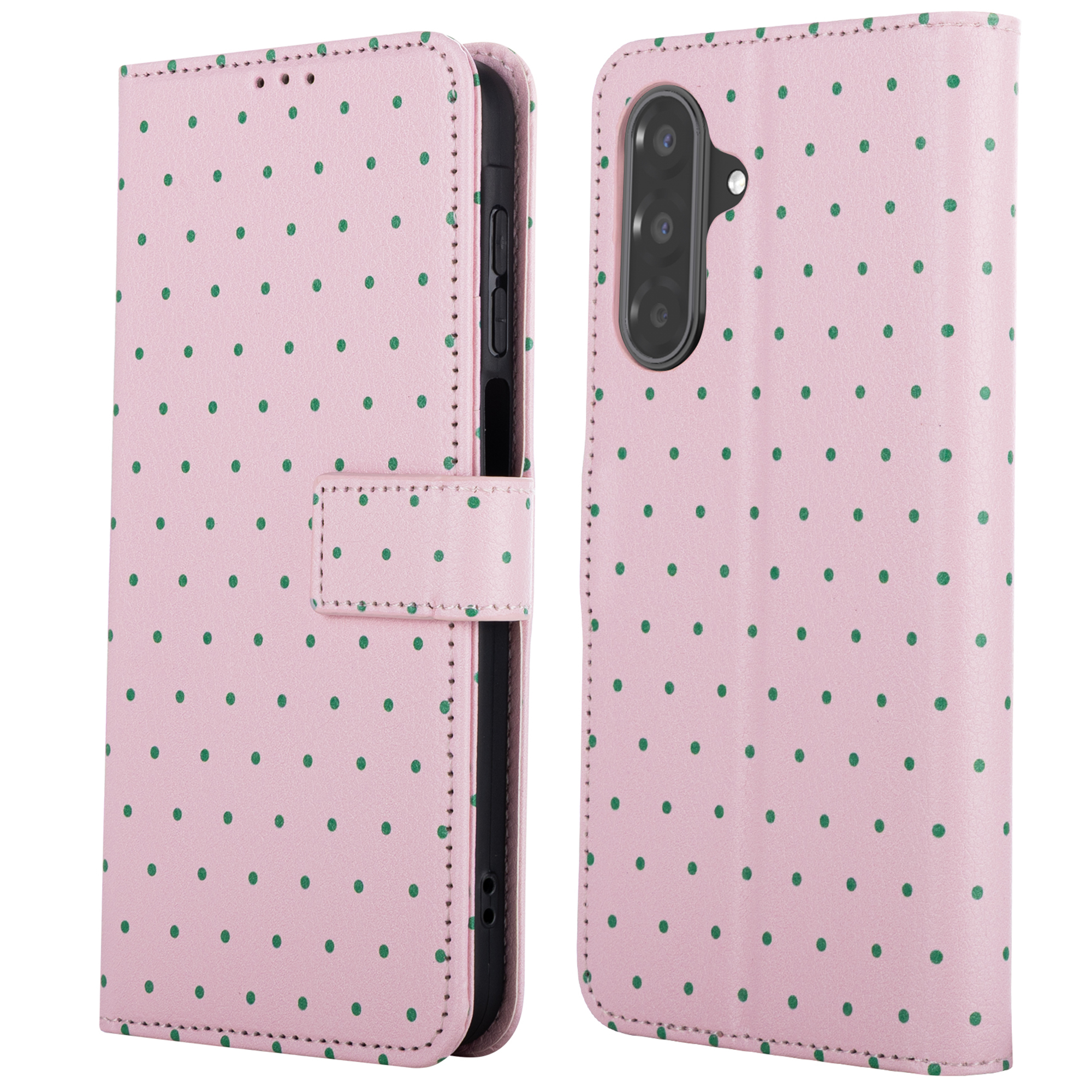 imoshion Design Klapphülle für das Samsung Galaxy A17 (5G) / (4G) - Happy Dots