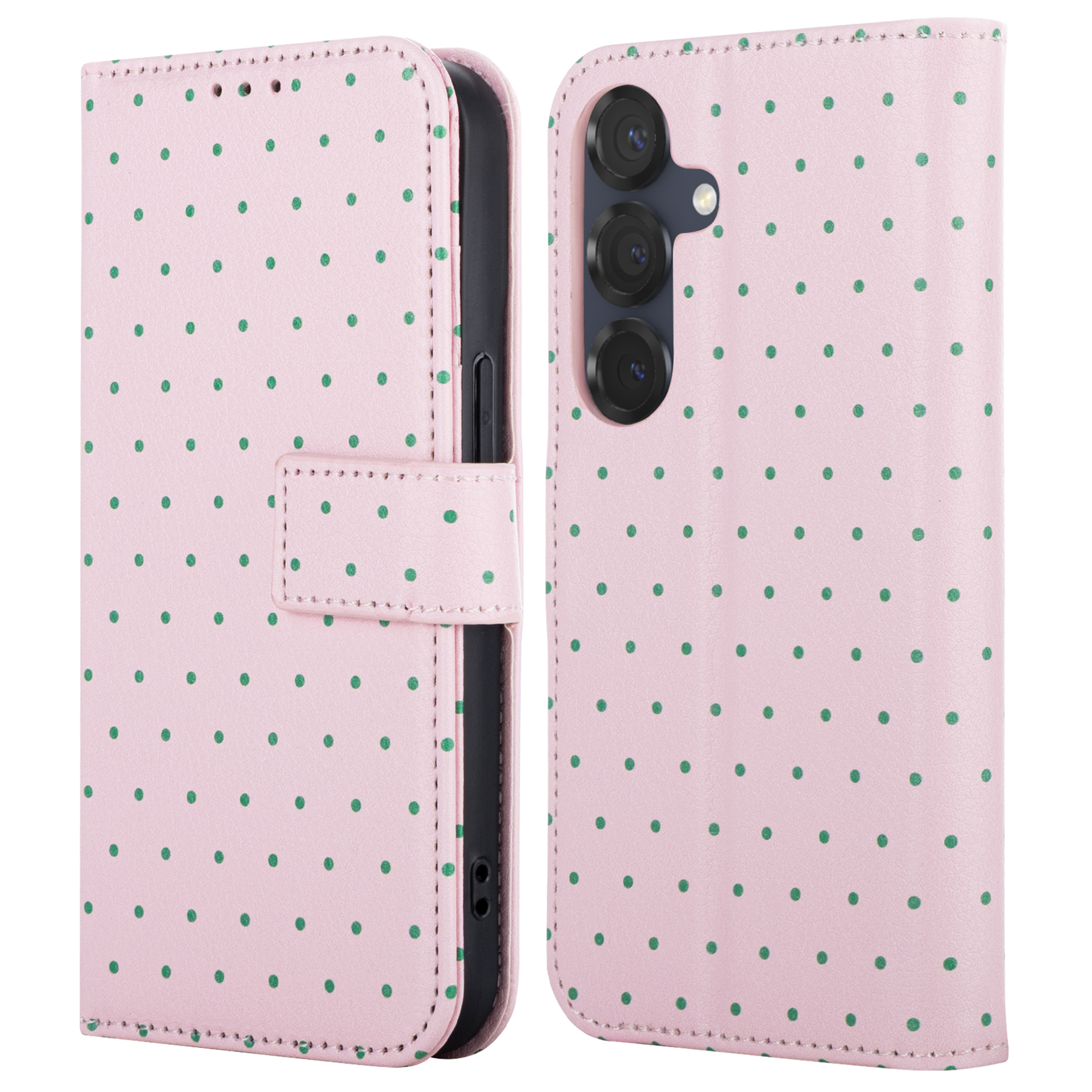 imoshion Design Klapphülle für das Samsung Galaxy S25 - Happy Dots