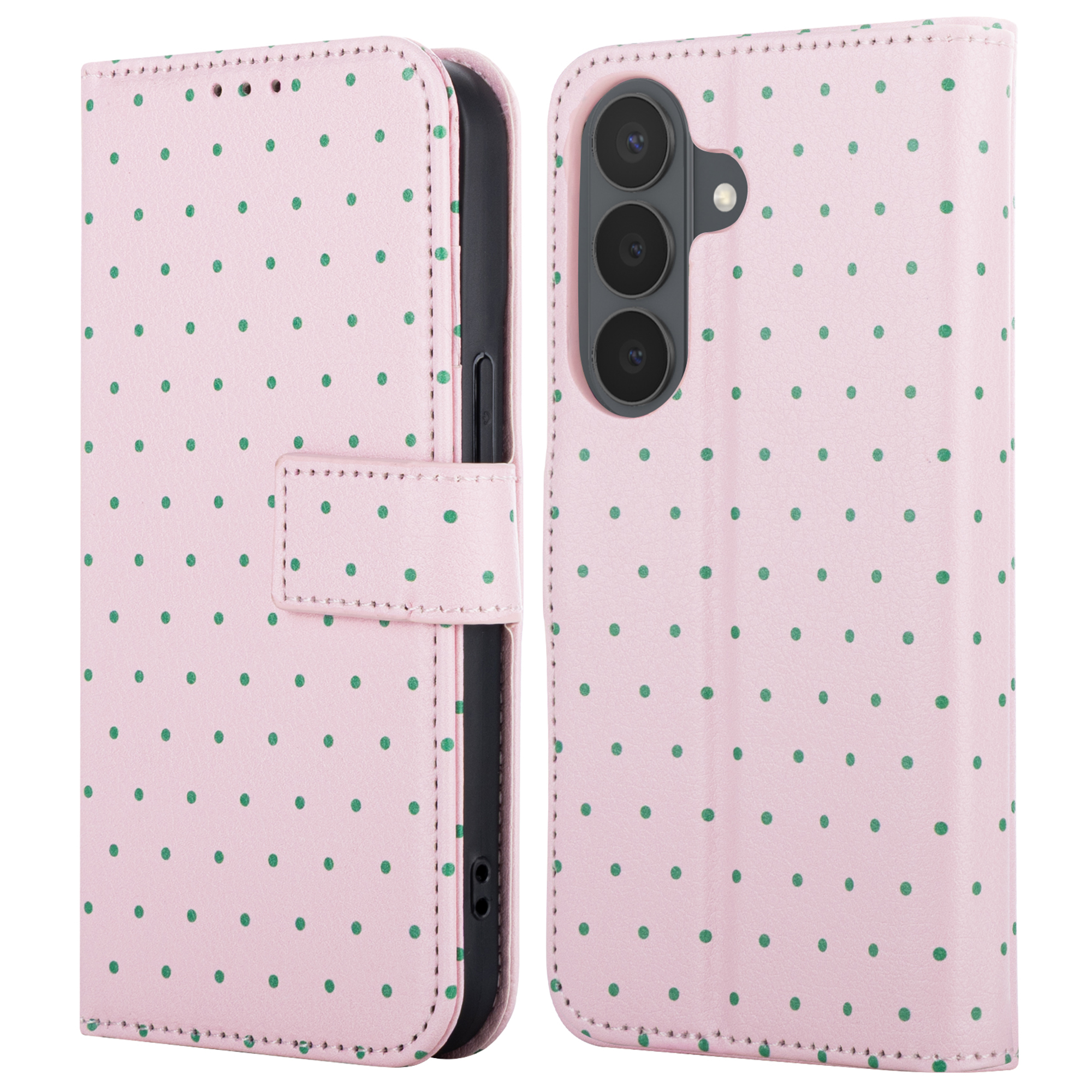 imoshion Design Klapphülle für das Samsung Galaxy S26 - Happy Dots