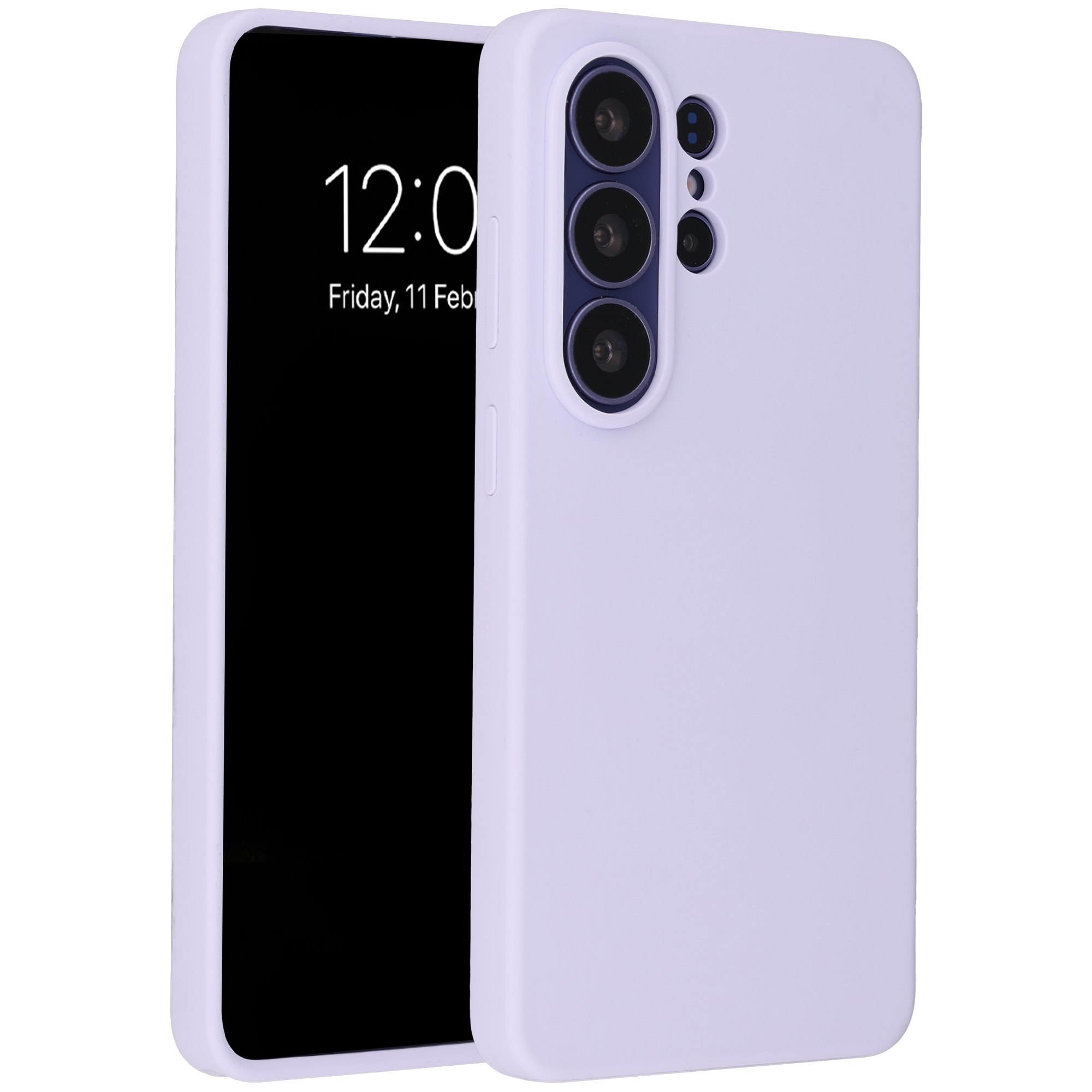 Accezz Liquid Silikoncase mit MagSafe für das Samsung Galaxy S26 Ultra - Violett