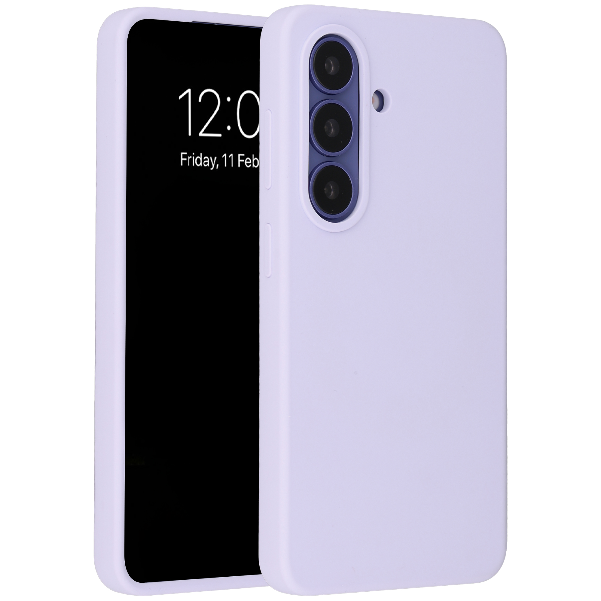 Accezz Liquid Silikoncase mit MagSafe für das Samsung Galaxy S26 Plus - Violett