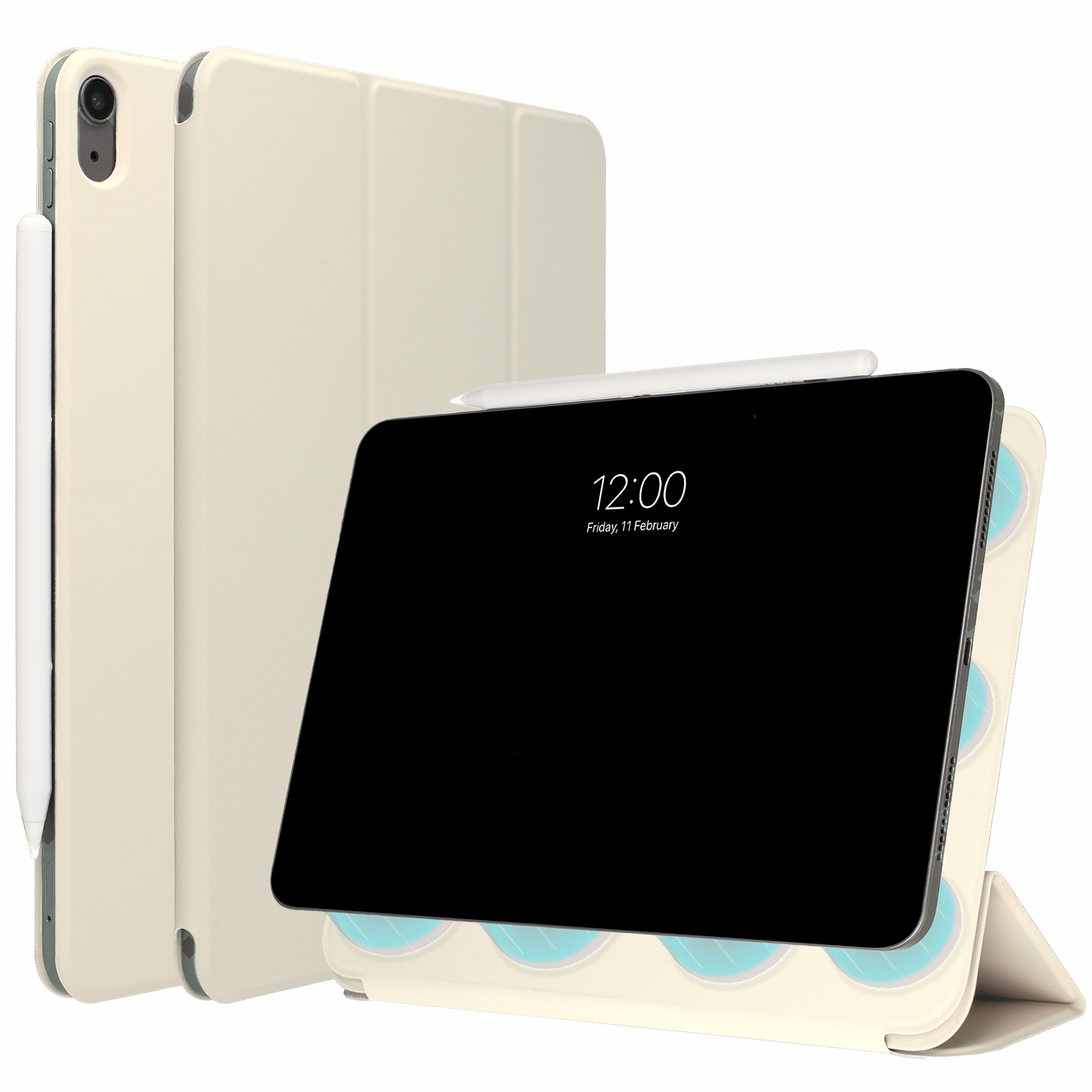 imoshion Magnetic Klapphülle für das Apple iPad Air 11 Zoll (2026) M4 / (2025) M3 / (2024) M2 / Air 5 (2022) / Air 4 (2020) - Beige