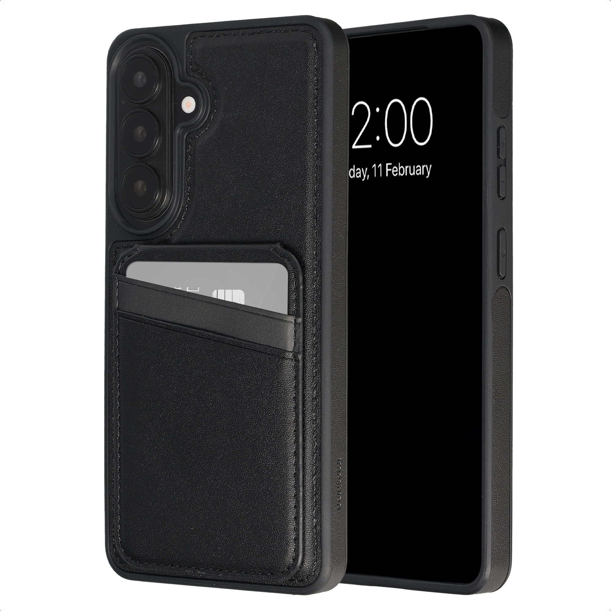 imoshion Backcover mit Kartenfach und Ständer für das Samsung Galaxy S26 Plus - Schwarz