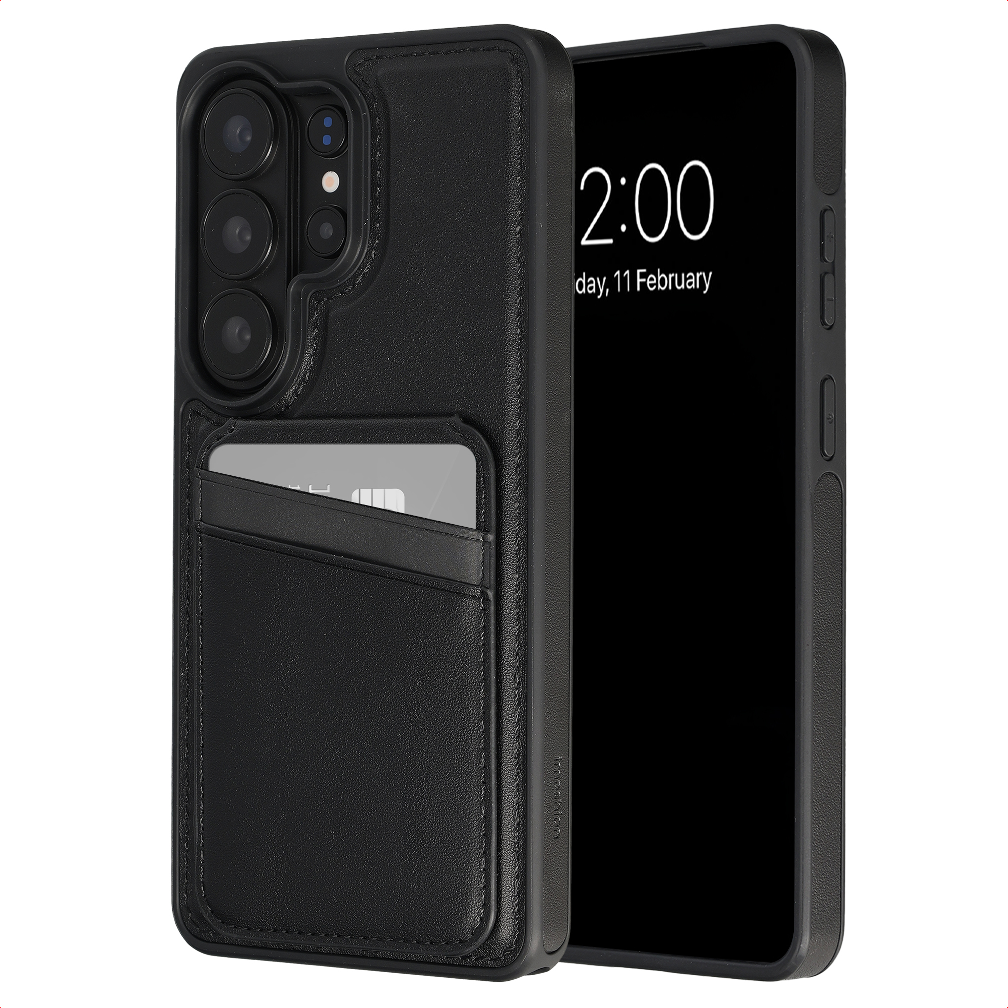 imoshion Backcover mit Kartenfach und Ständer für das Samsung Galaxy S26 Ultra - Schwarz