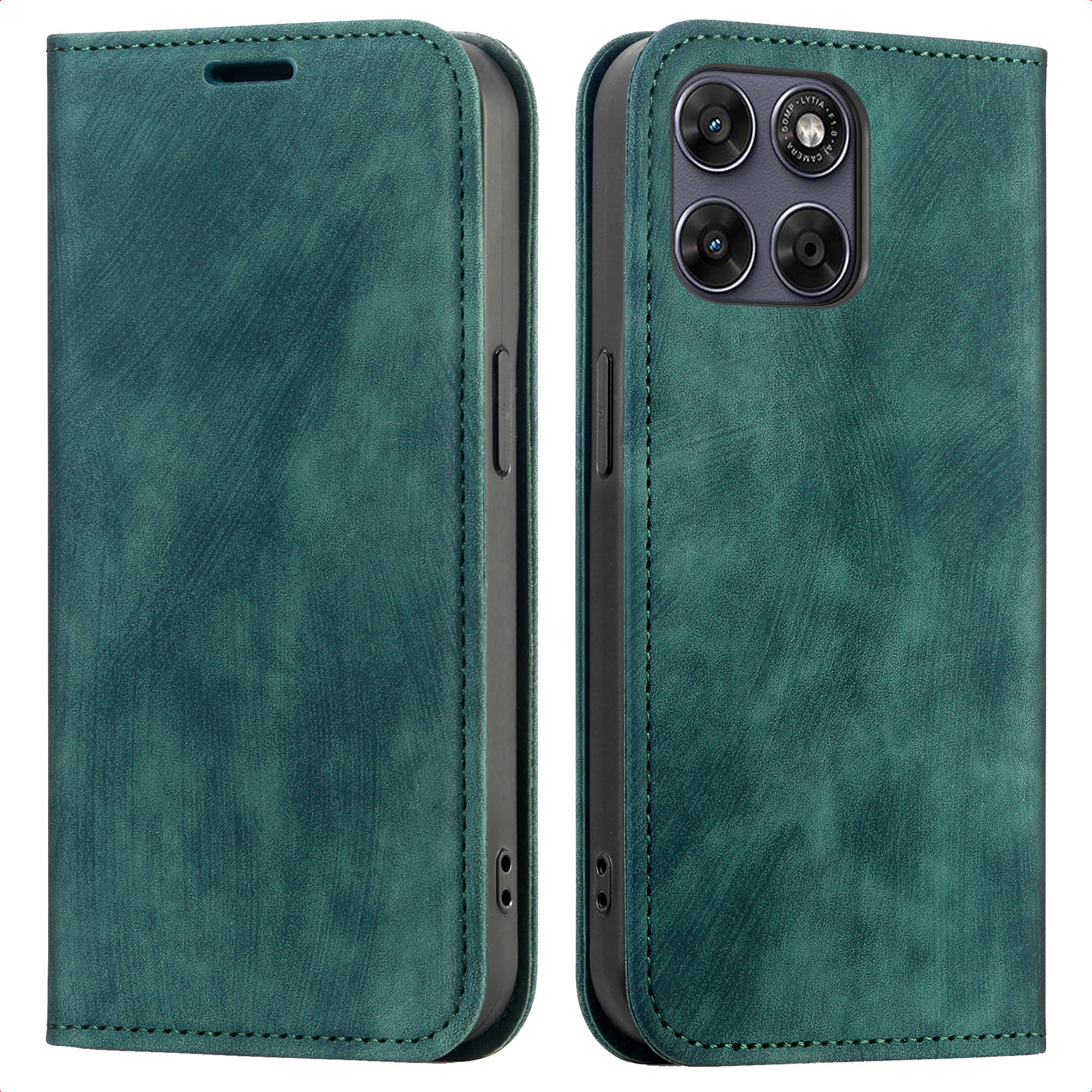 imoshion Slim Klapphülle für das Motorola Moto G77 - Grün