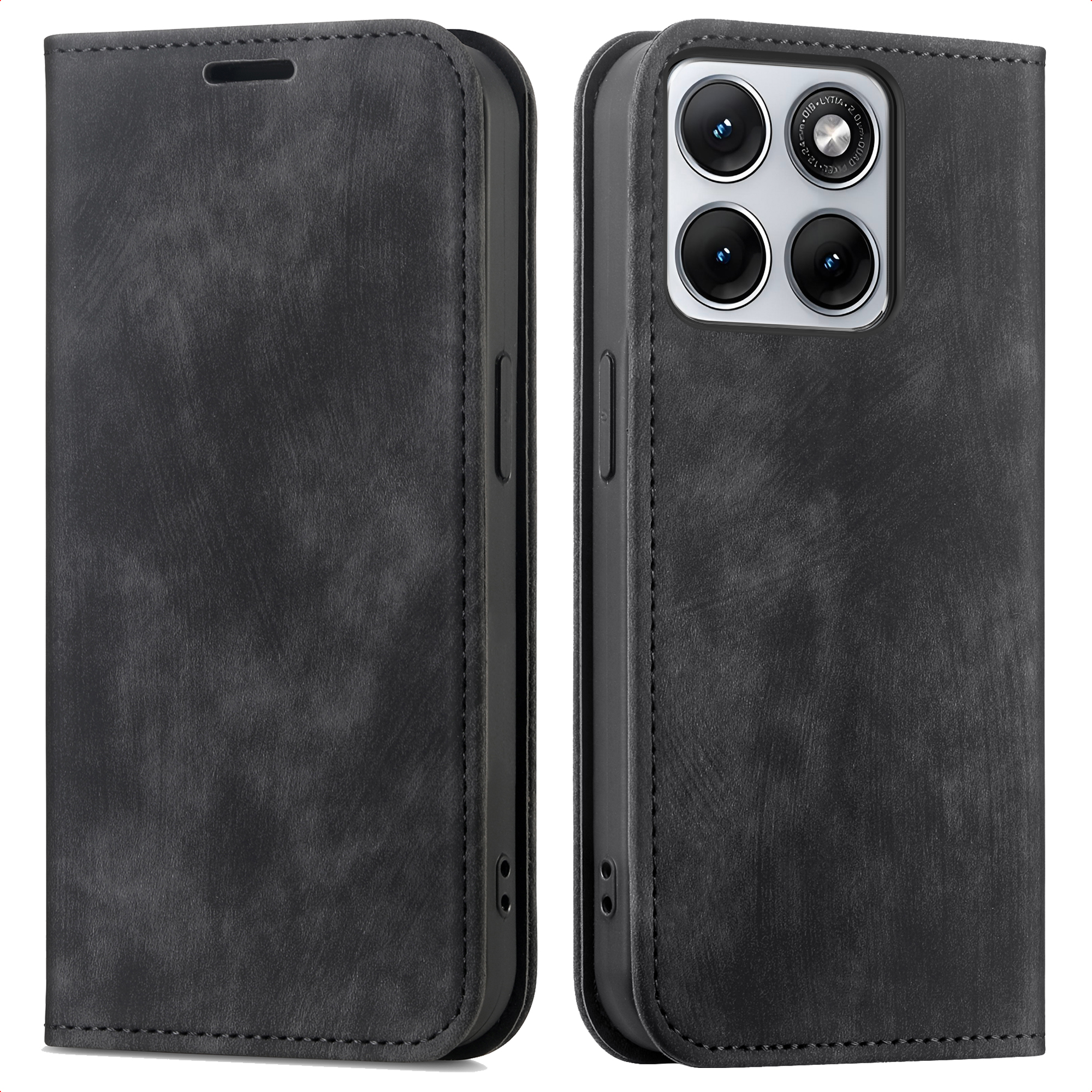 imoshion Slim Klapphülle für das Motorola Edge 70 Fusion - Schwarz