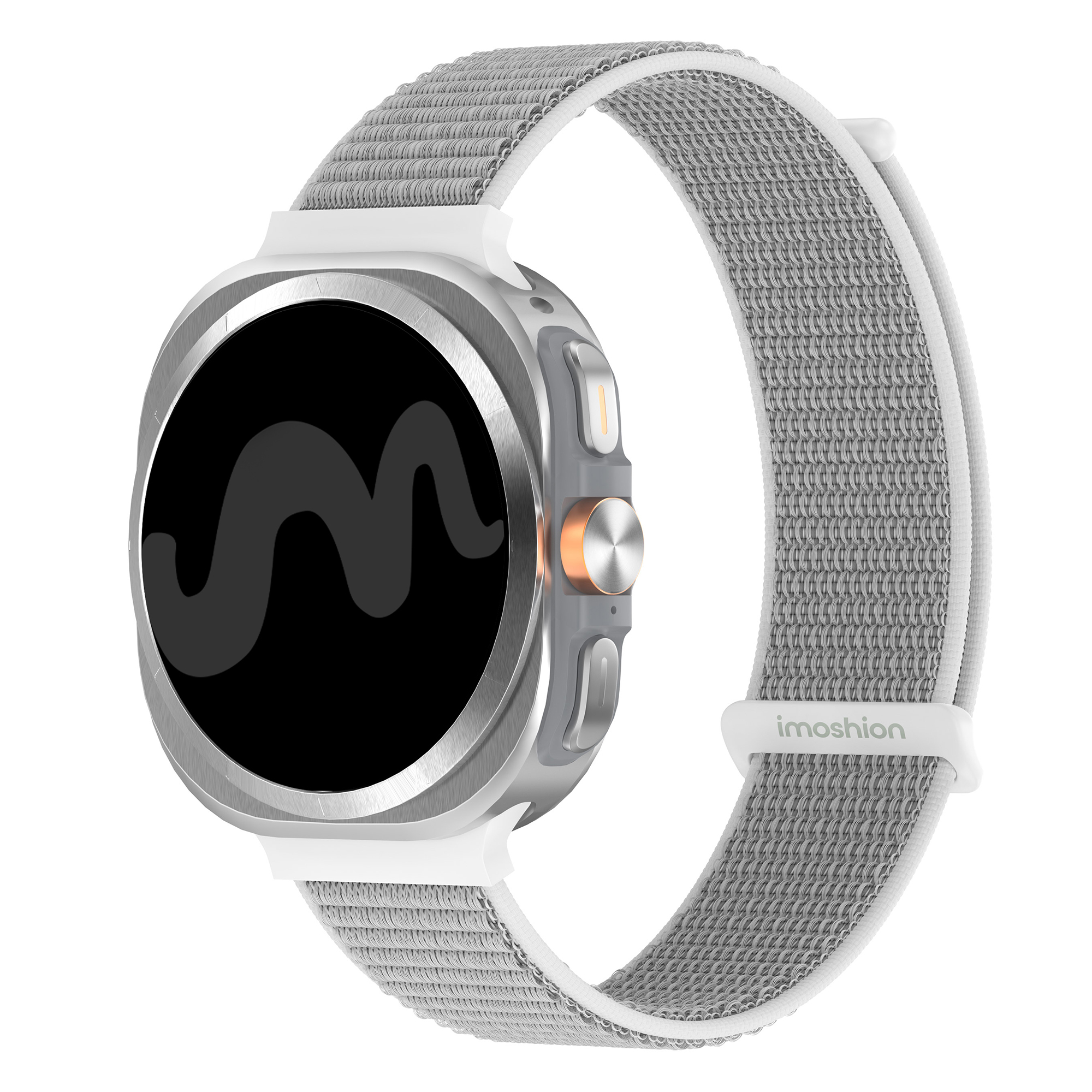 imoshion Nylonarmband für Samsung Galaxy Watch Ultra 2 (2026) / Ultra (2024/2025) - Seashell