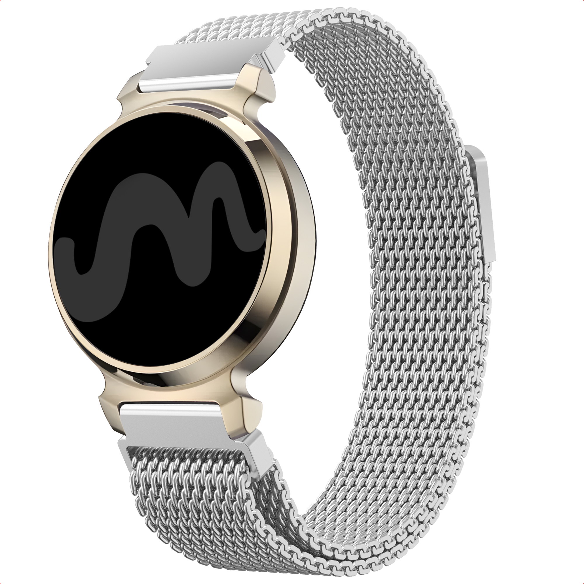 imoshion Magnetisches Milanaise Armband für Garmin Lily 2 - Silber