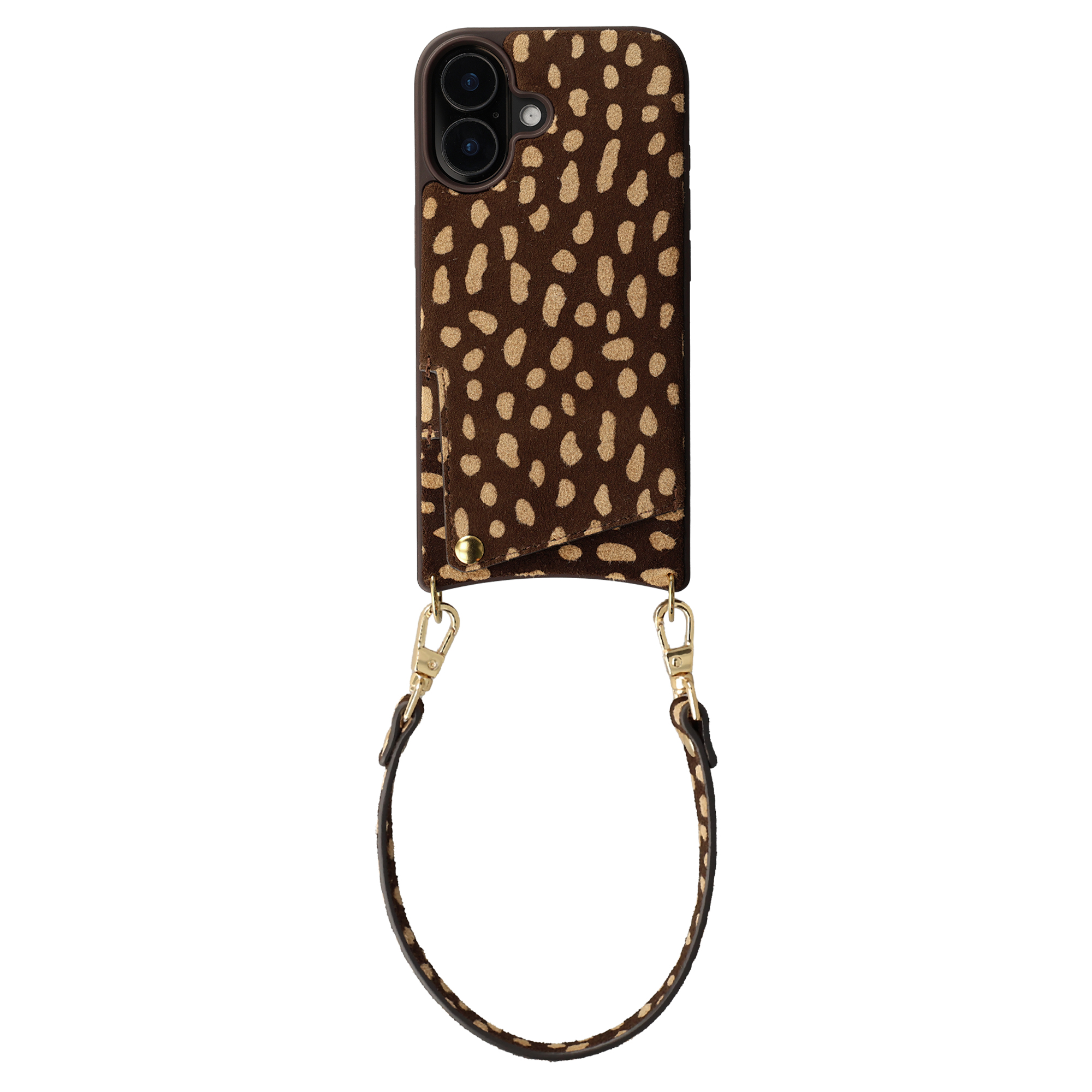 Selencia Nova Echtleder Backcover mit Kartenhalter für das Apple iPhone 17 - Fawn Chic