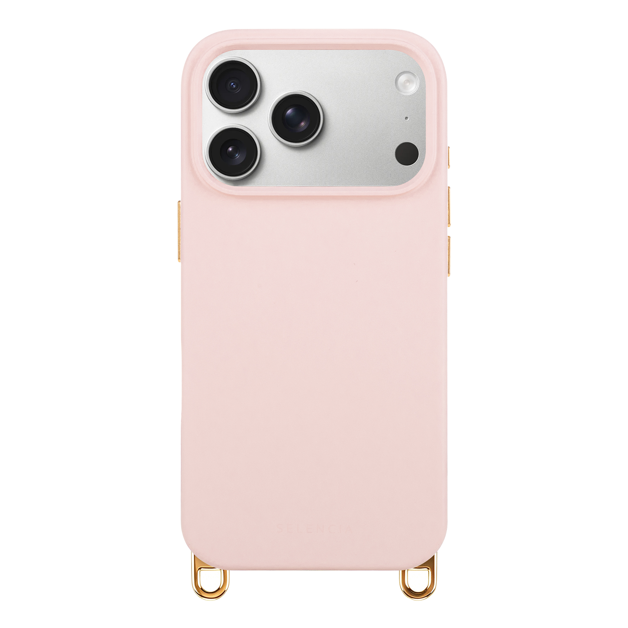 Selencia Rivièra Backcover mit MagSafe mit abnehmbaren Haken für das Apple iPhone 17 Pro - Sorbet Pink