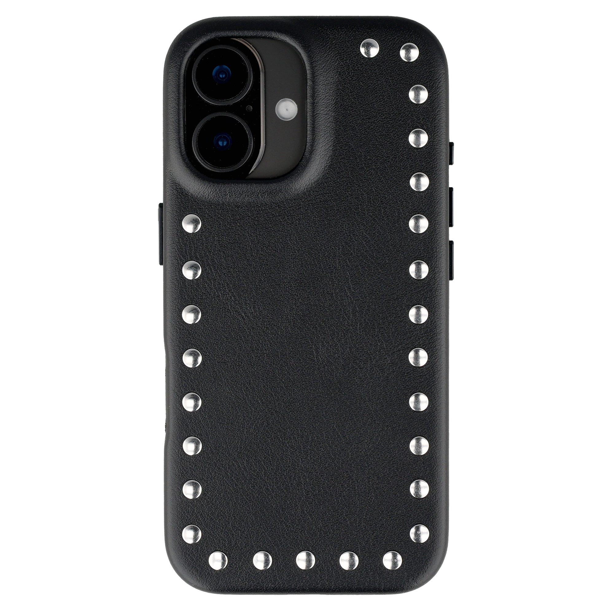 Selencia Studs Backcover mit MagSafe für das Apple iPhone 17 - Velvet Black