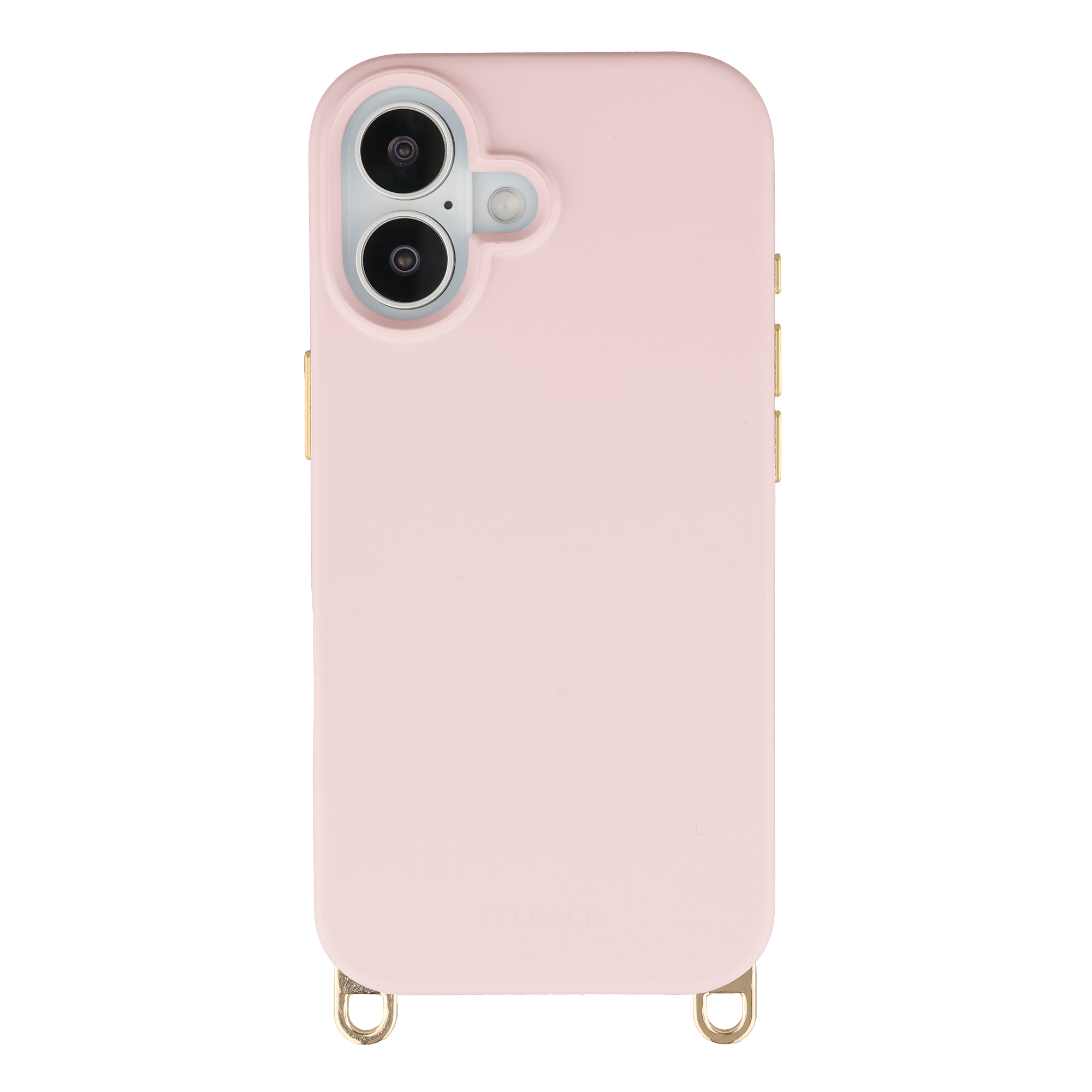 Selencia Rivièra Backcover mit MagSafe mit abnehmbaren Haken für das Apple iPhone 17 - Sorbet Pink