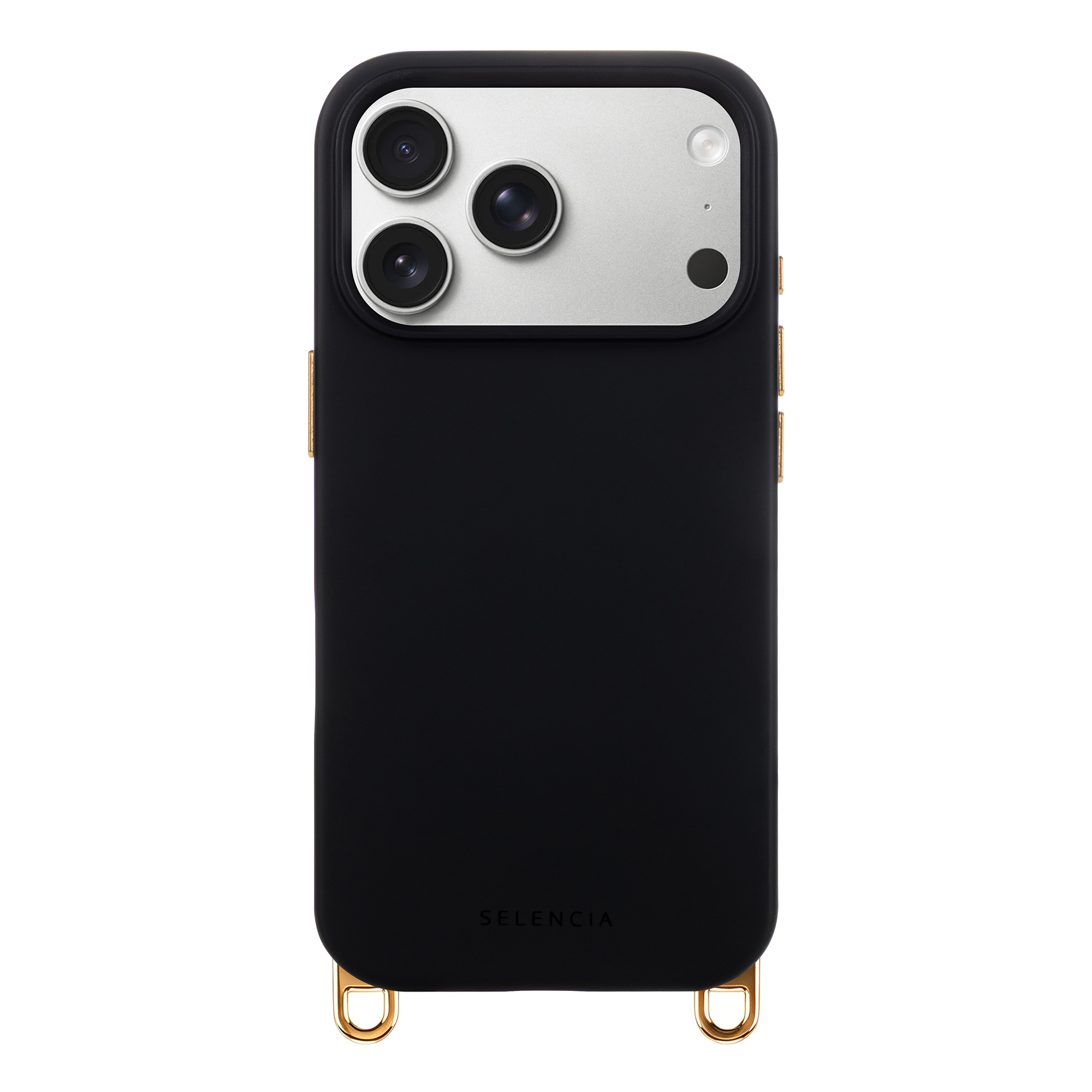 Selencia Rivièra Backcover mit MagSafe mit abnehmbaren Haken für das Apple iPhone 18 Pro Max / 17 Pro Max - Velvet Black