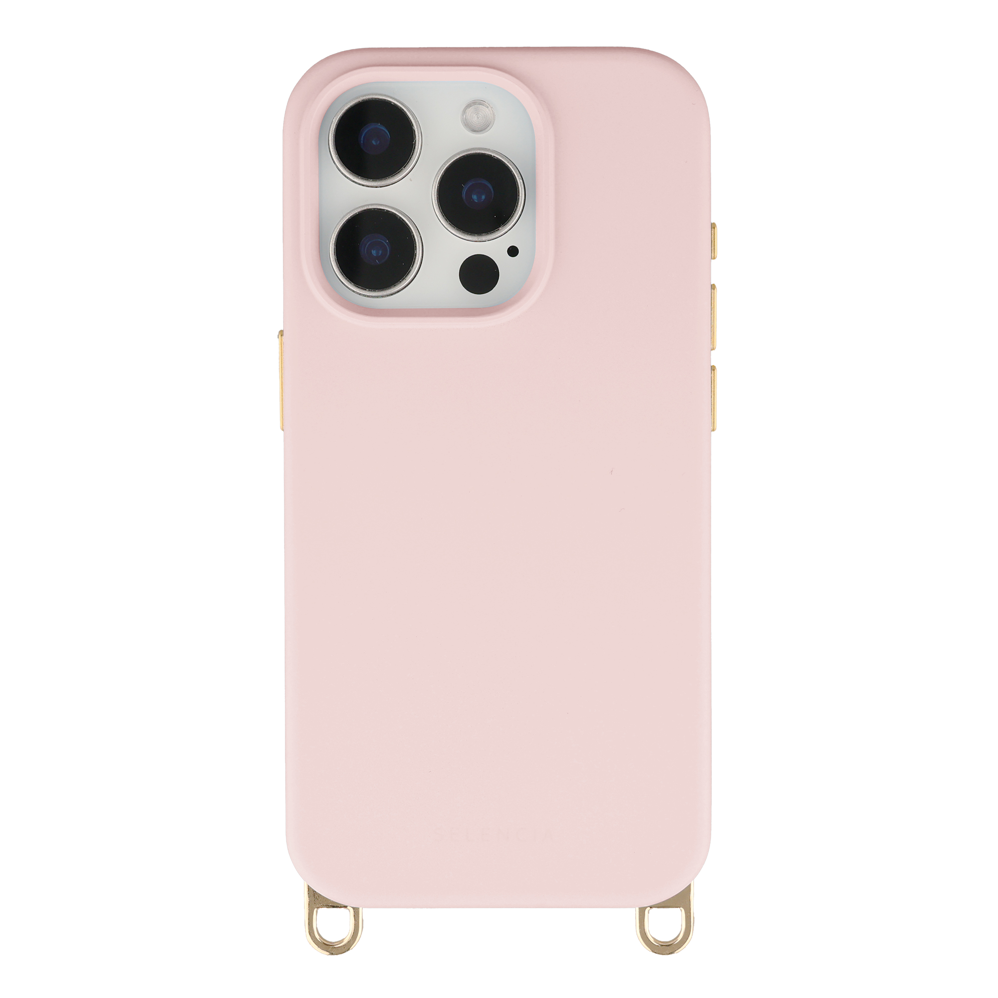Selencia Rivièra Backcover mit MagSafe mit abnehmbaren Haken für das Apple iPhone 15 Pro - Sorbet Pink