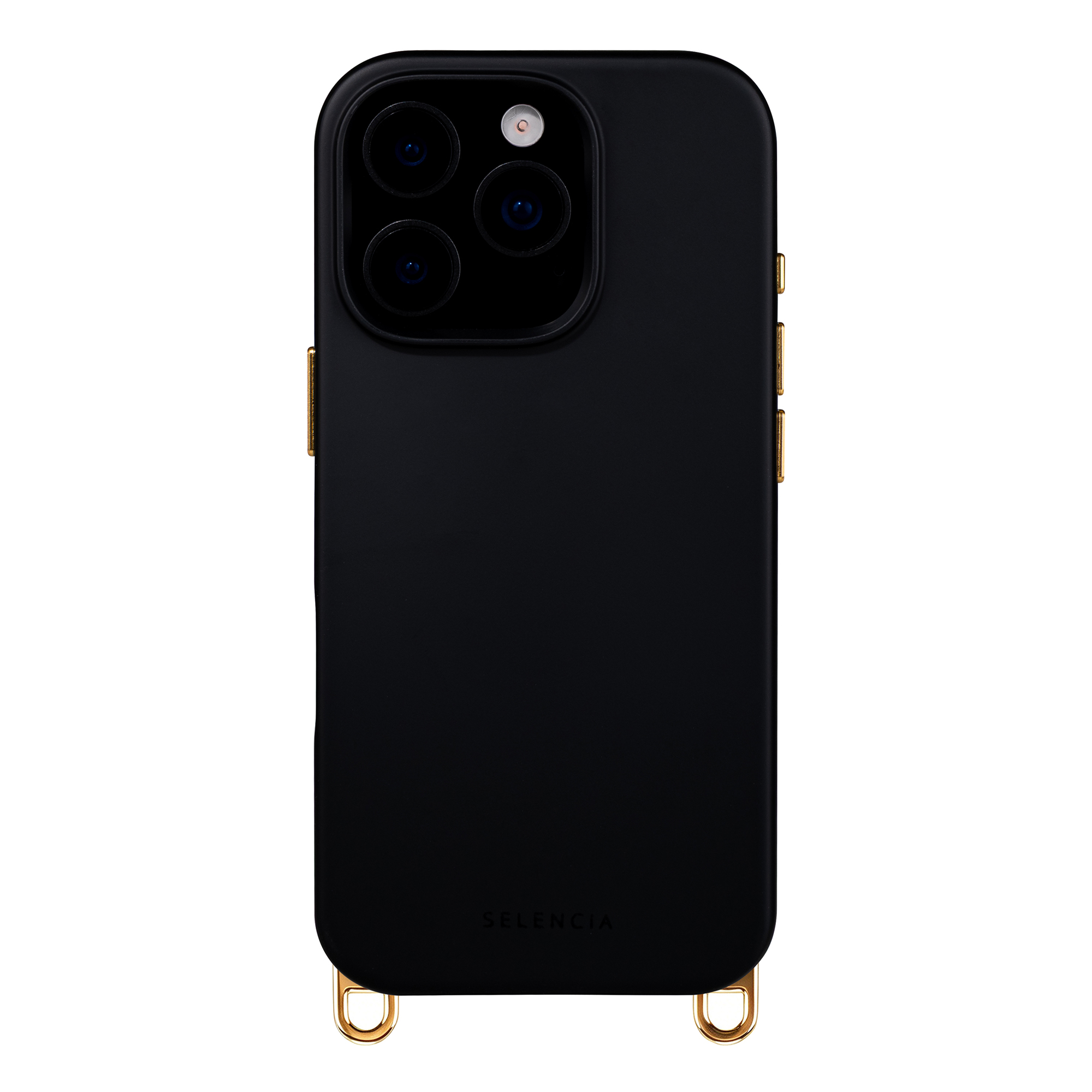 Selencia Rivièra Backcover mit MagSafe mit abnehmbaren Haken für das Apple iPhone 16 Pro Max - Velvet Black