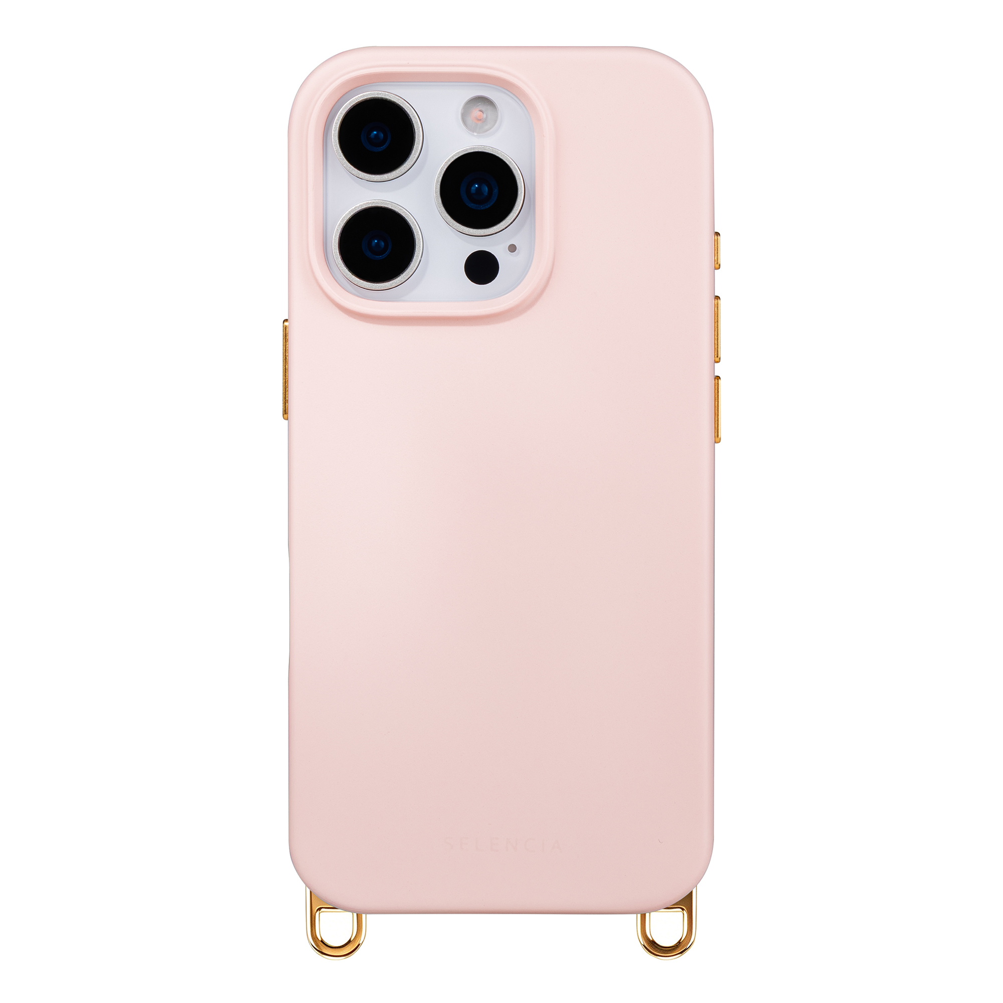 Selencia Rivièra Backcover mit MagSafe mit abnehmbaren Haken für das Apple iPhone 16 Pro Max - Sorbet Pink
