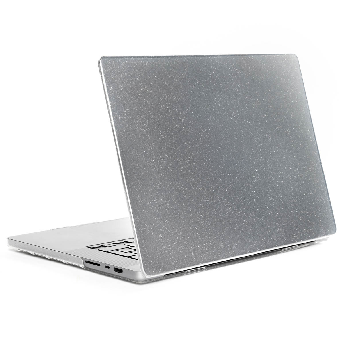 Selencia Glitzer Cover Apple MacBook Neo 13 Zoll (2026) A18 - Transparent