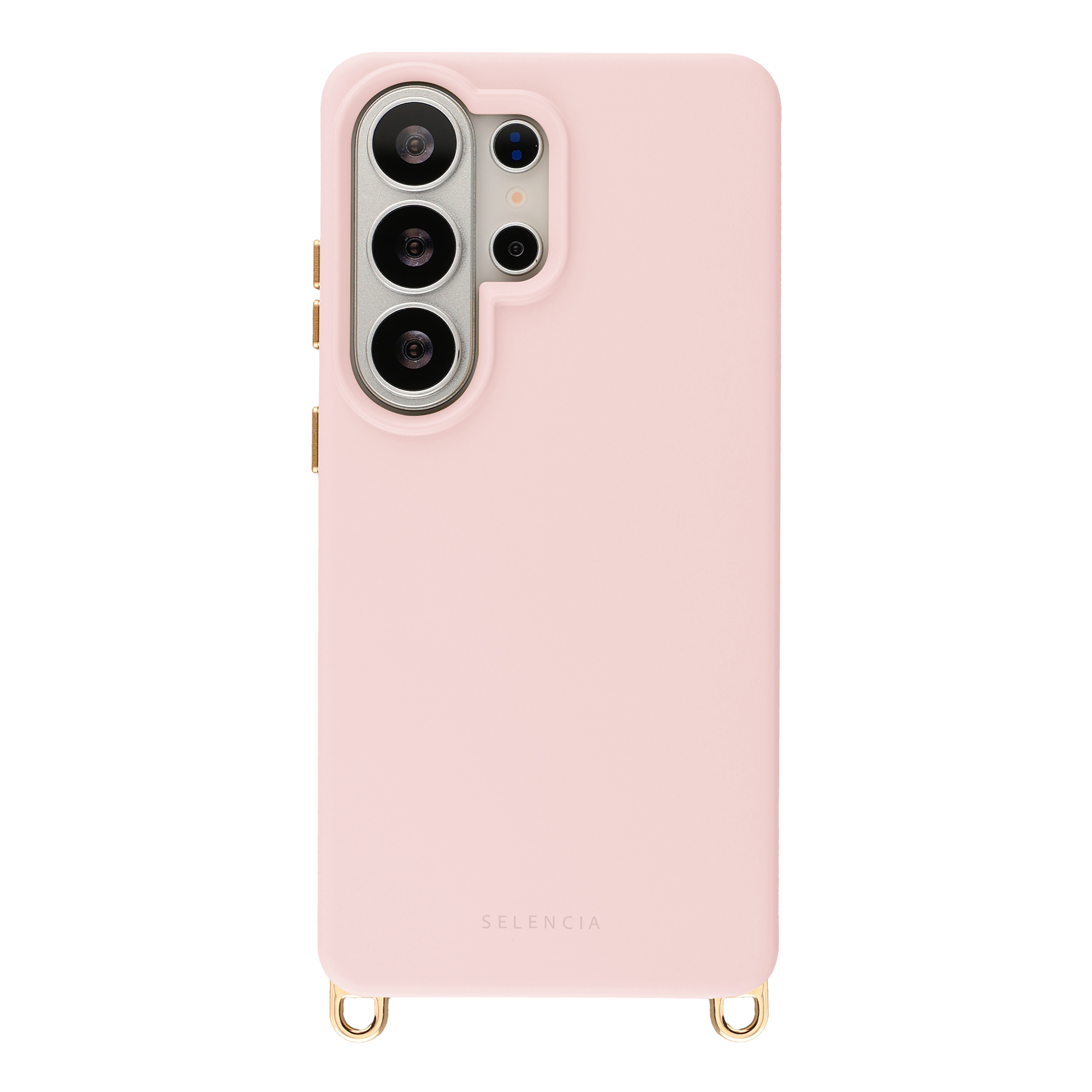 Selencia Rivièra Backcover mit MagSafe mit abnehmbaren Haken für das Samsung Galaxy S26 Ultra - Sorbet Pink