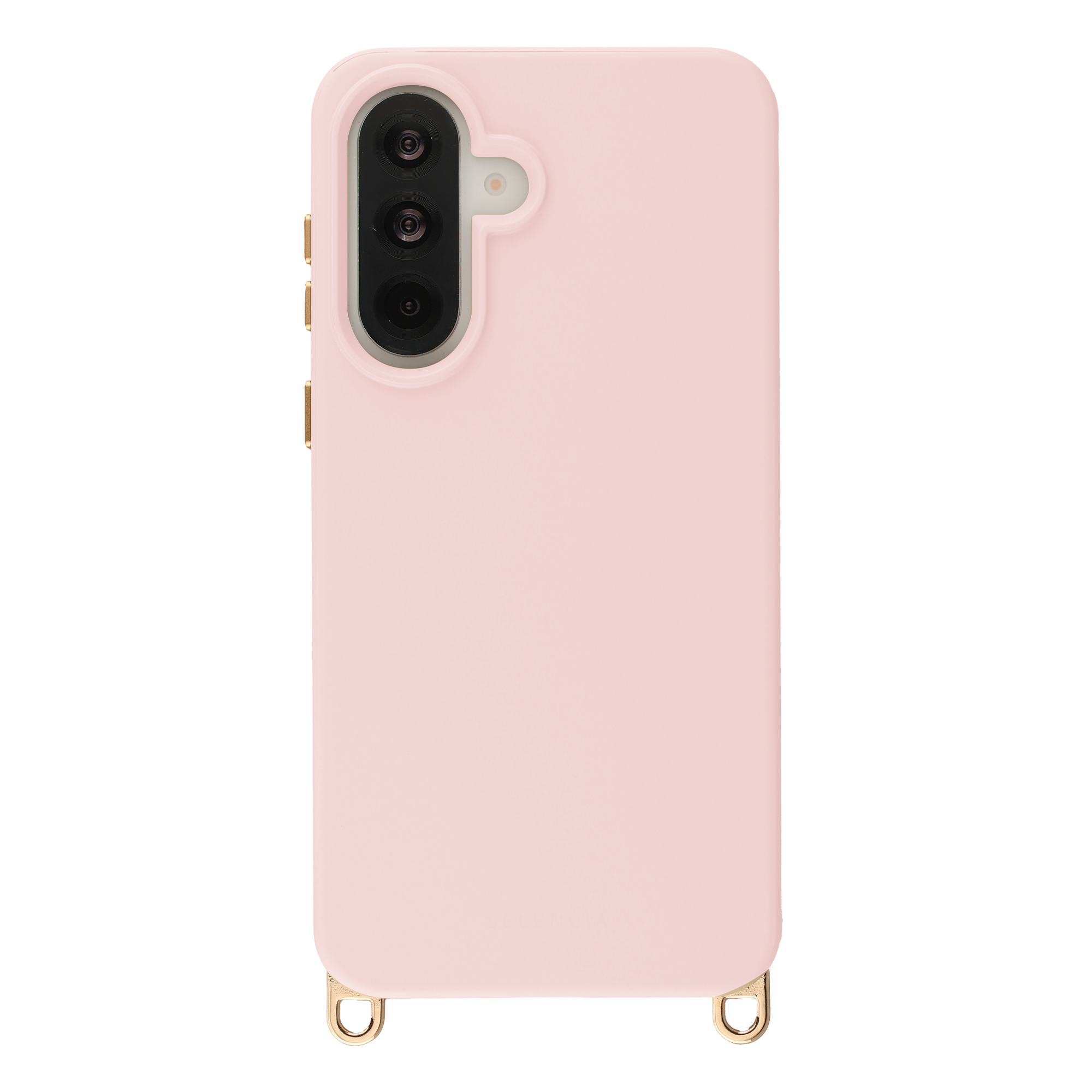 Selencia Rivièra Backcover mit MagSafe mit abnehmbaren Haken für das Samsung Galaxy A37 (5G) - Sorbet Pink
