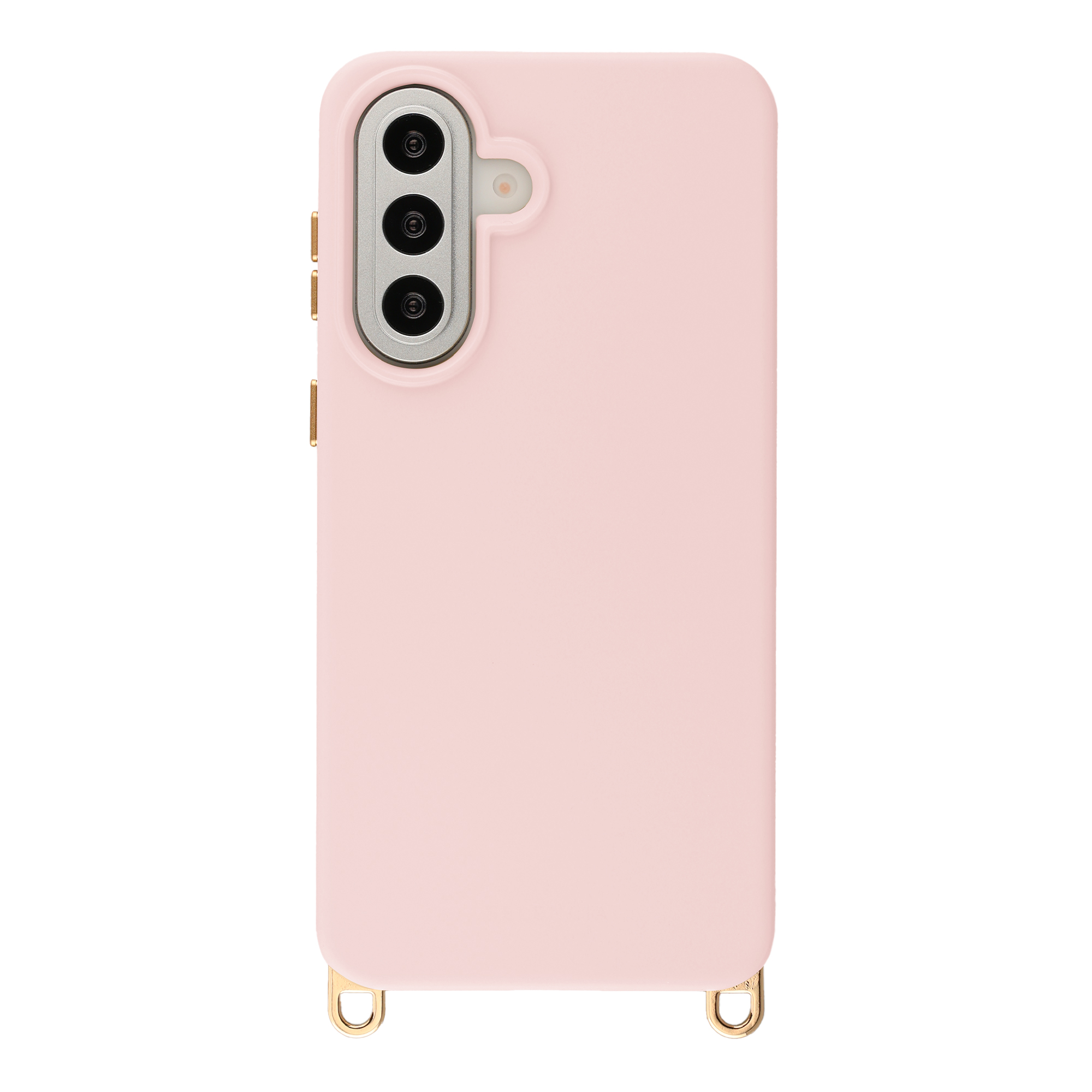Selencia Rivièra Backcover mit MagSafe mit abnehmbaren Haken für das Samsung Galaxy A57 (5G) - Sorbet Pink