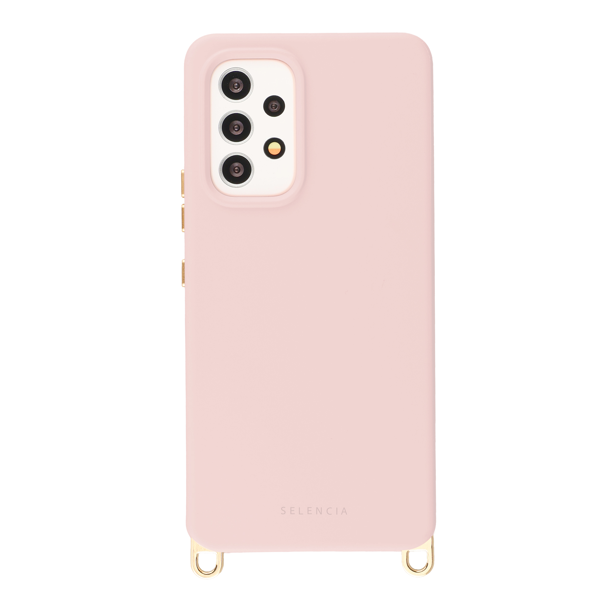 Selencia Rivièra Backcover mit MagSafe mit abnehmbaren Haken für das Samsung Galaxy A53 - Sorbet Pink