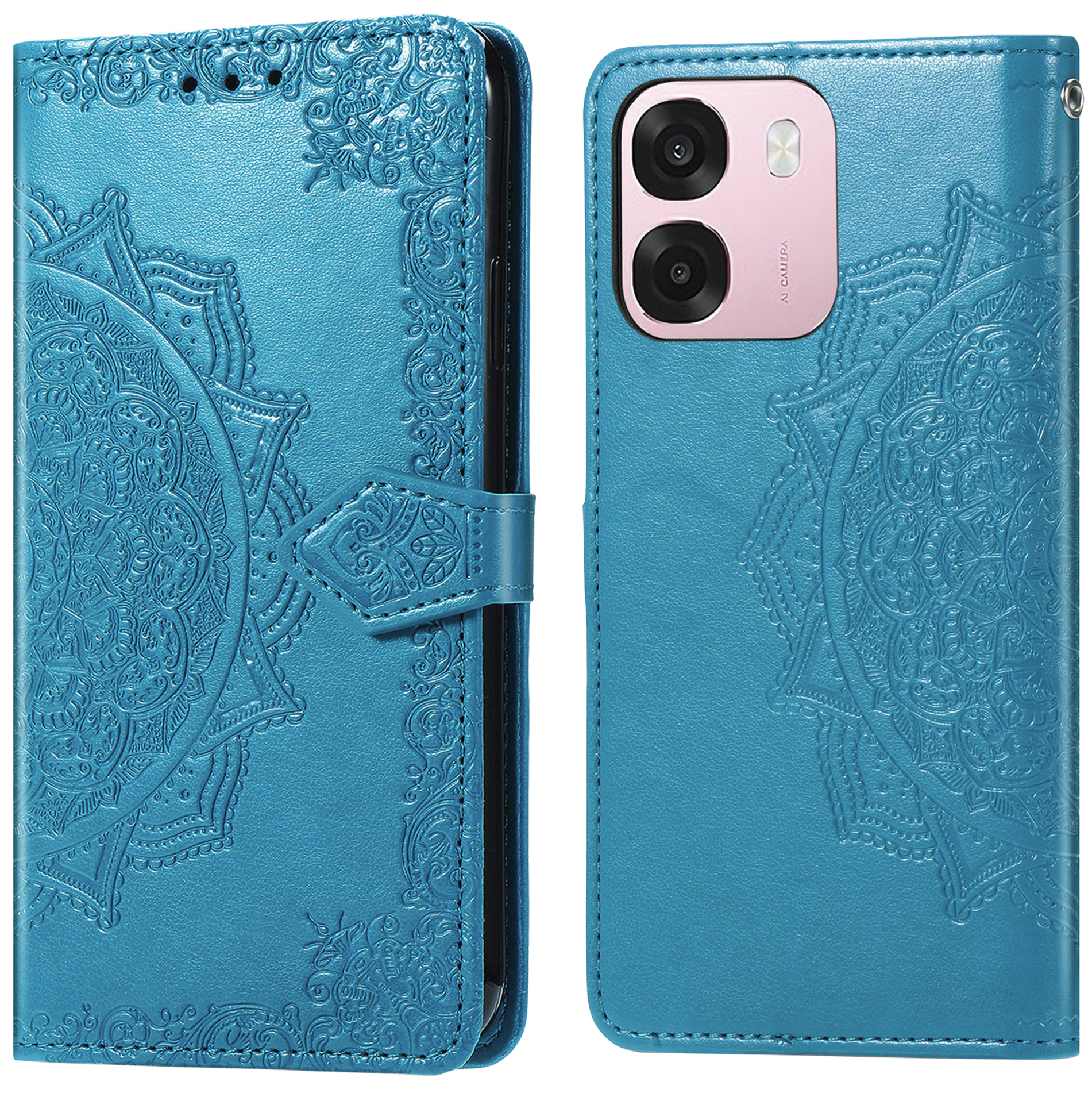 imoshion Mandala Klapphülle für das Oppo A6 (5G) - Türkis
