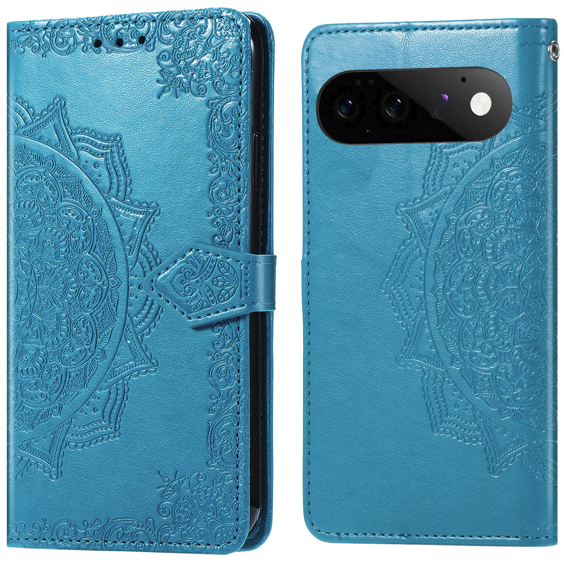 imoshion Mandala Klapphülle für das Google Pixel 11 / 11 Pro - Türkis