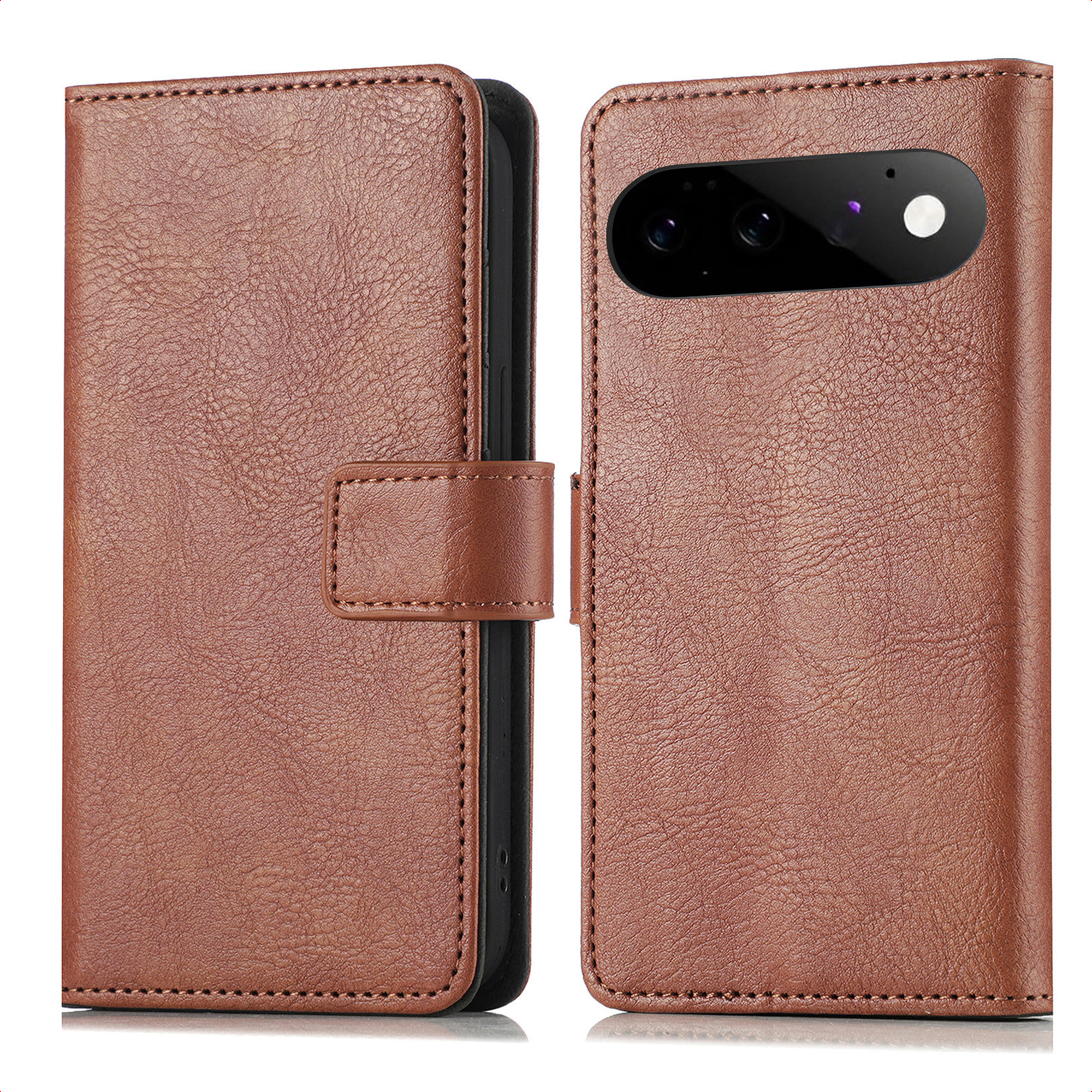 imoshion Luxuriöse Klapphülle für das Google Pixel 11 / 11 Pro - Braun