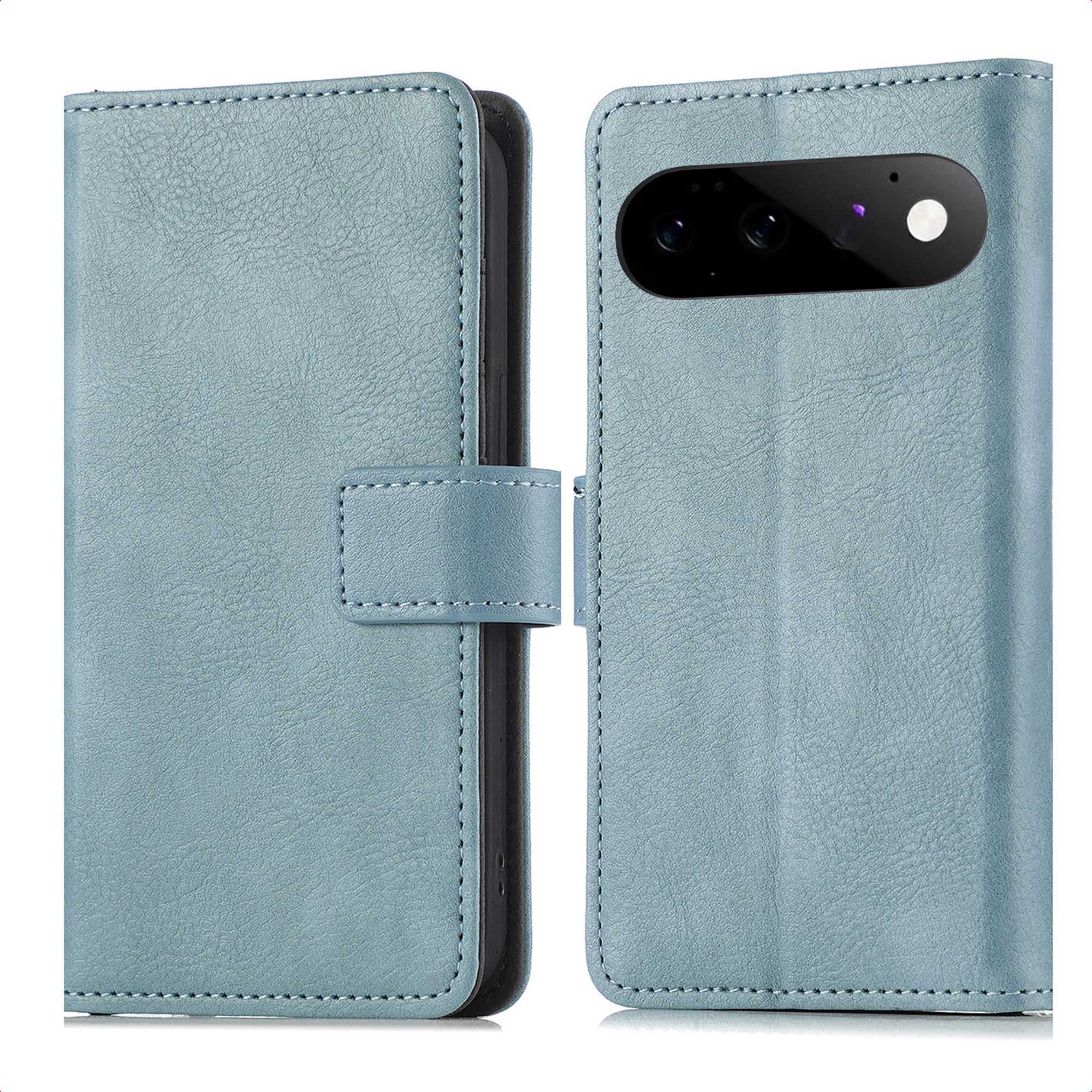 imoshion Luxuriöse Klapphülle für das Google Pixel 11 Pro - Hellblau