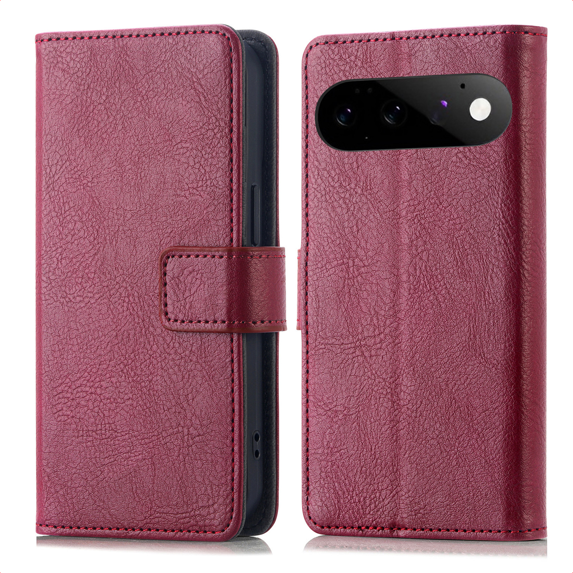 imoshion Luxuriöse Klapphülle für das Google Pixel 11 Pro - Bordeaux