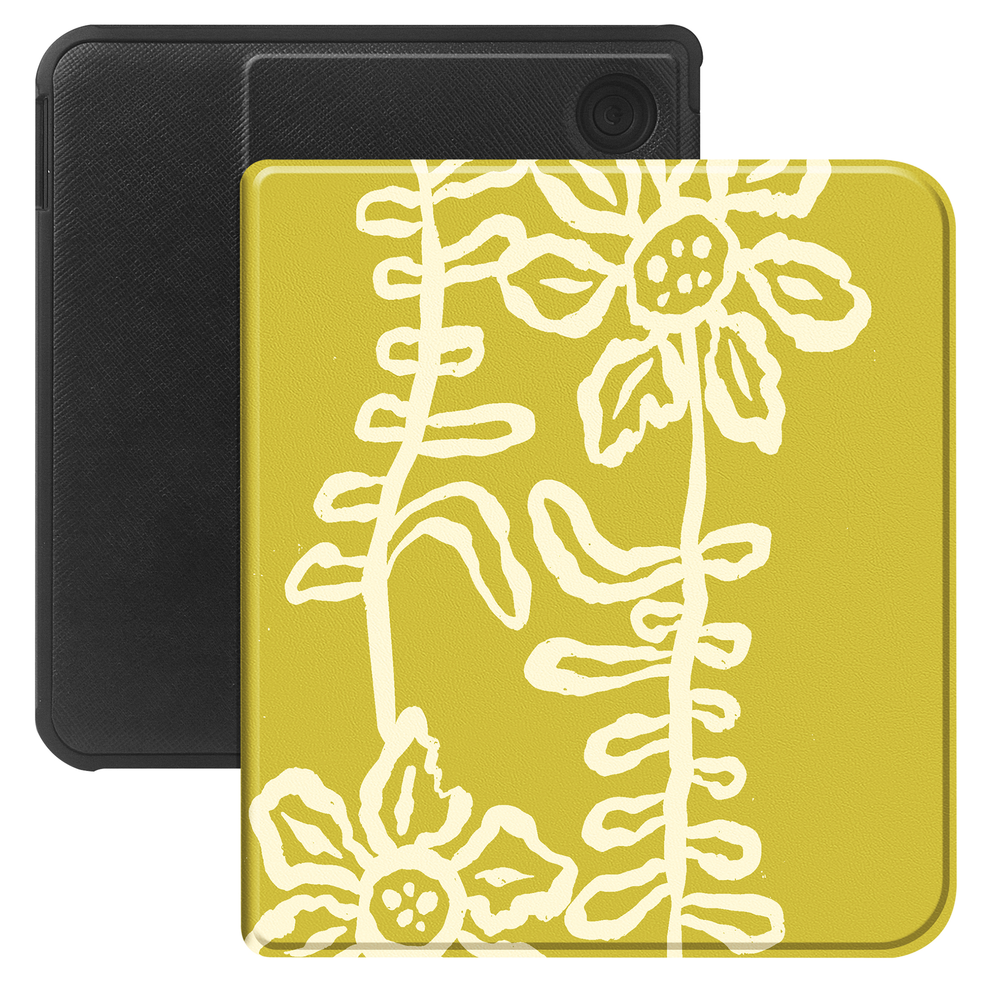 Selencia Vivid Klapphülle für das Kobo Libra Colour / Libra 2 - Chalky Bloom