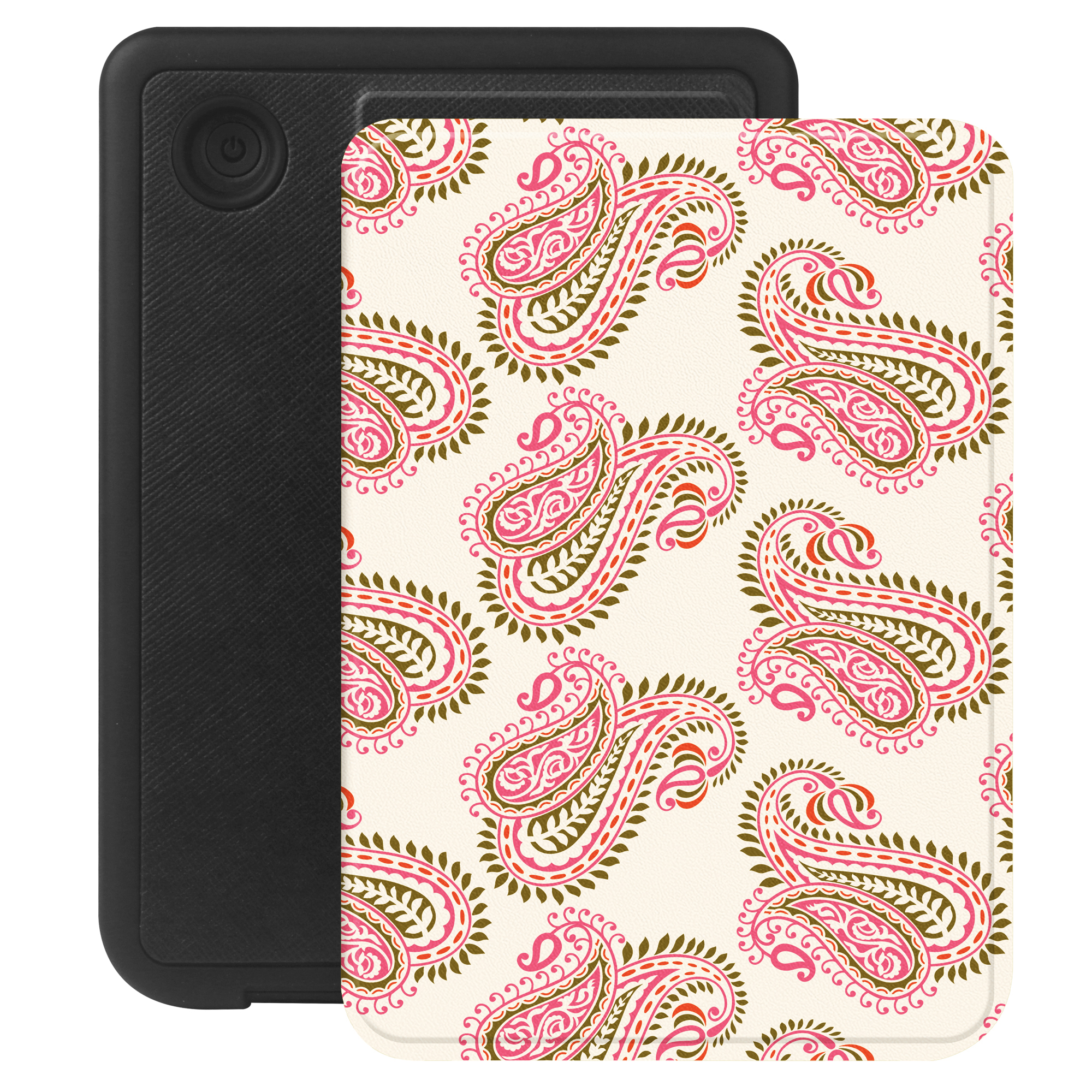 Selencia Vivid Klapphülle für das Kobo Clara Colour / Clara BW - Paisley Blush