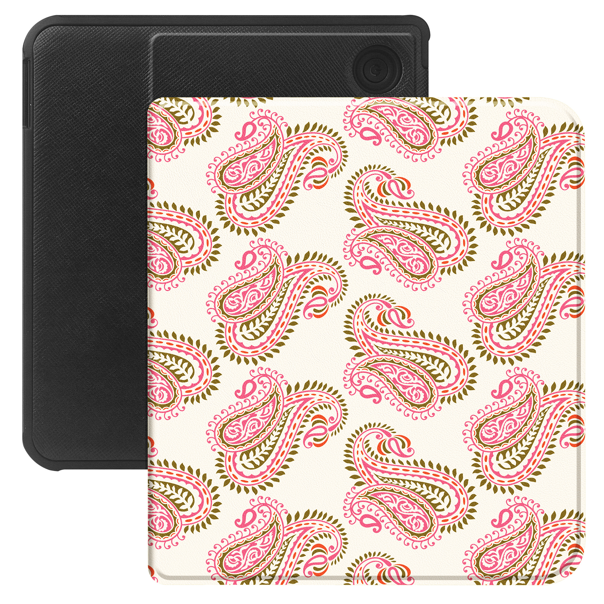 Selencia Vivid Klapphülle für das Kobo Libra Colour / Libra 2 - Paisley Blush