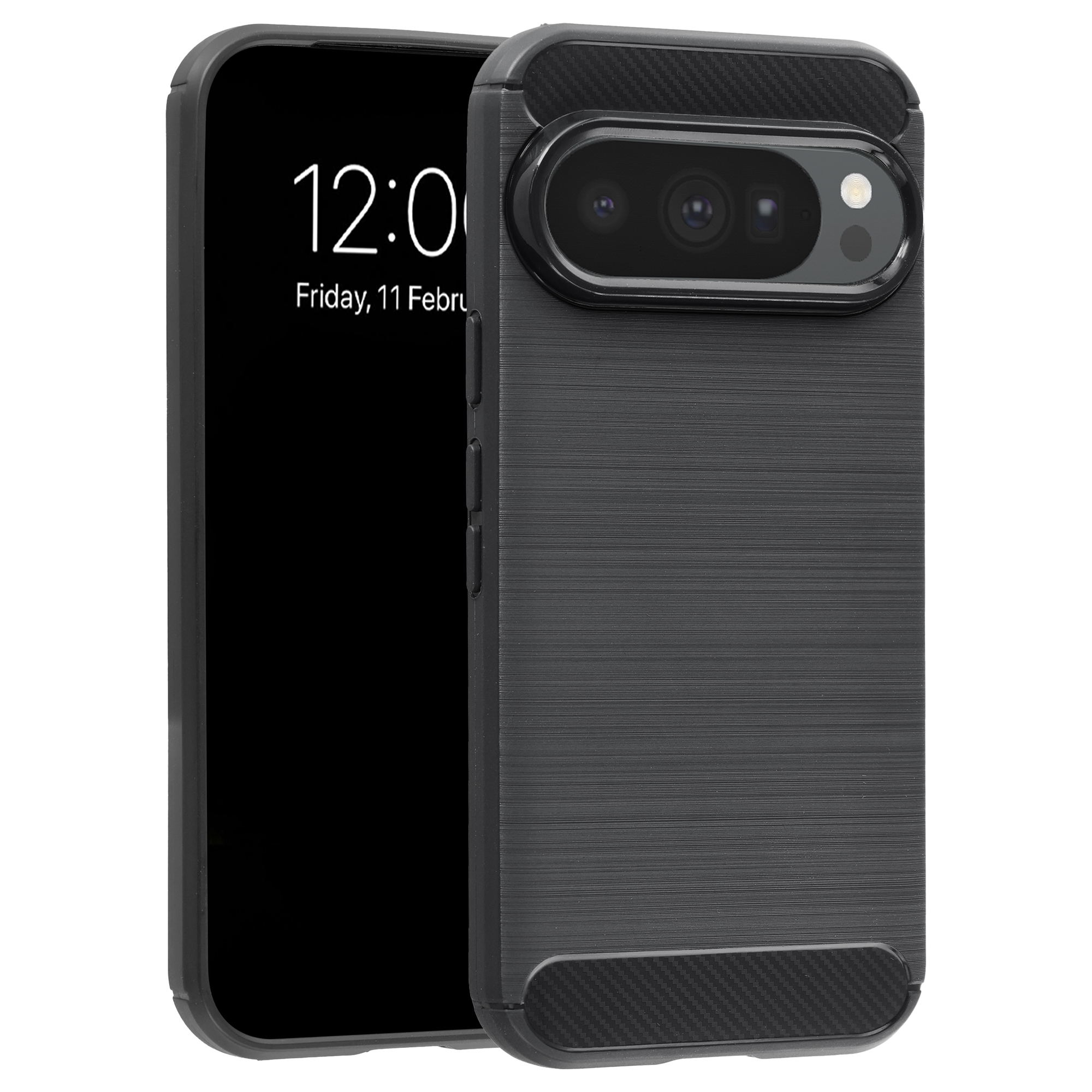 imoshion Brushed Back Cover für das Google Pixel 11 Pro - Schwarz
