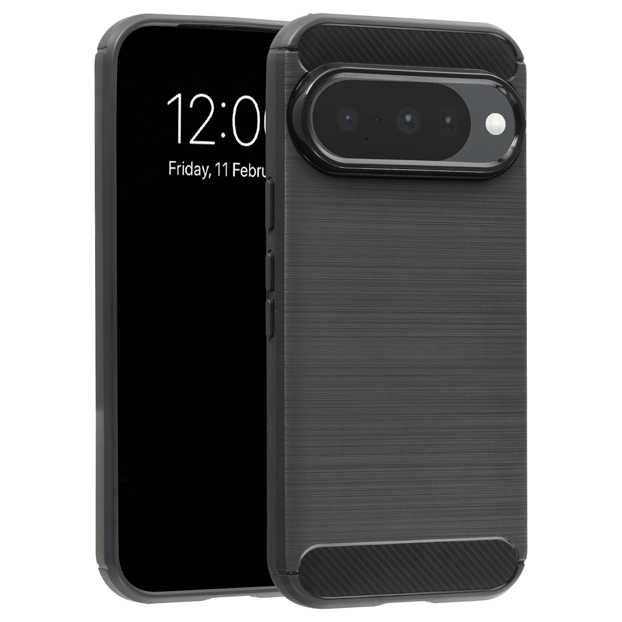 imoshion Brushed Back Cover für das Google Pixel 11 - Schwarz